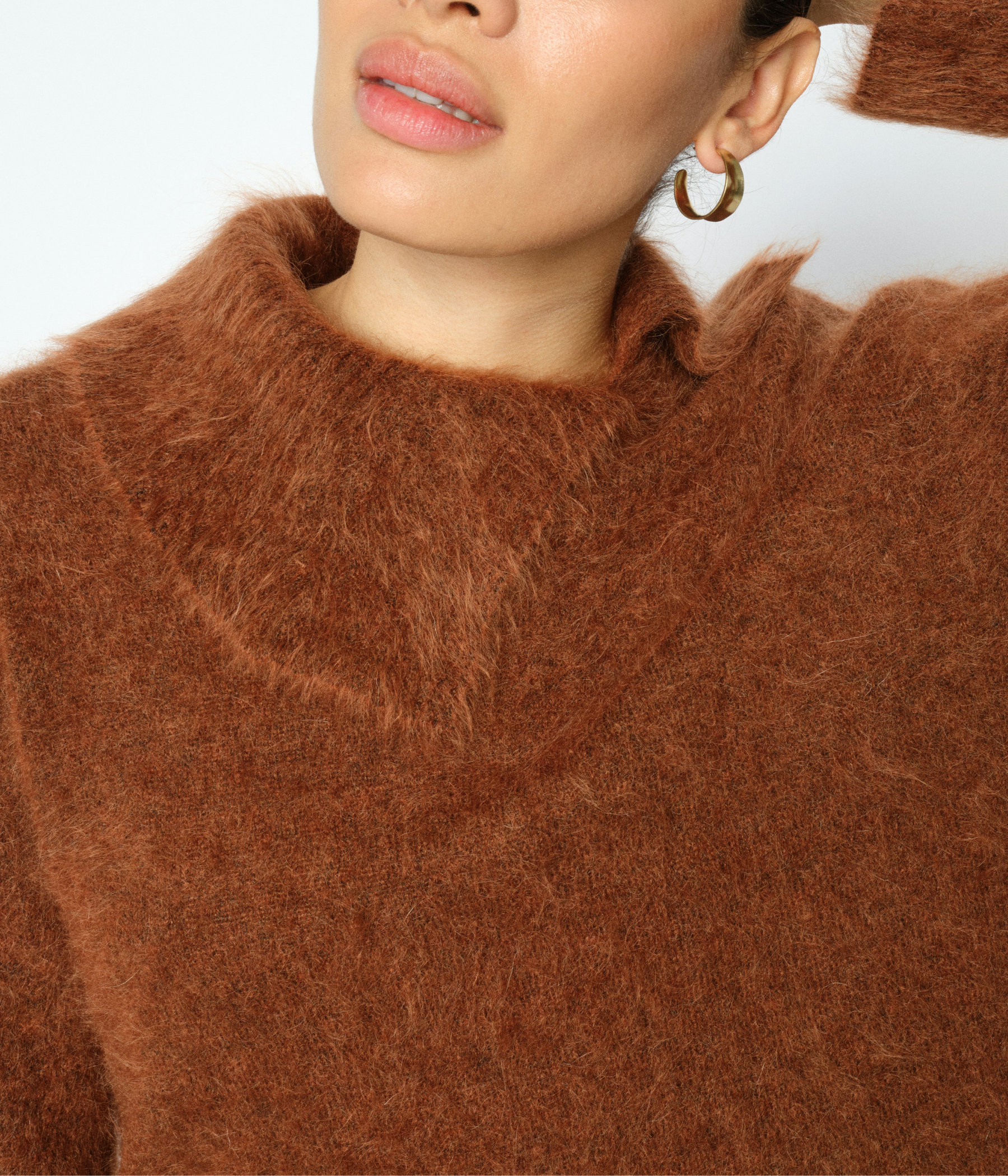 Mmkatri Alila Mohair Knit (199 Downtown Brown)