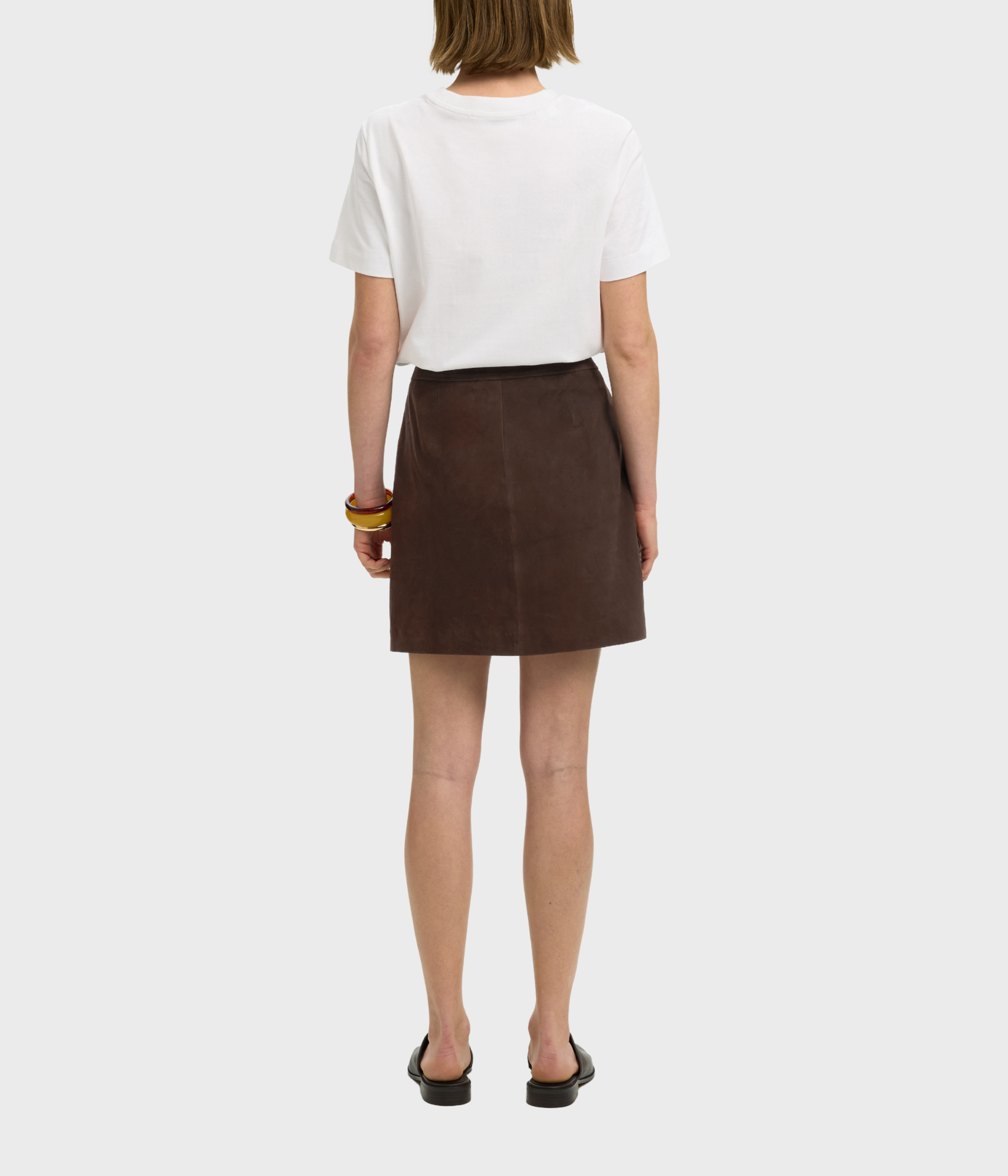 Slwkaya Mw Suede Skirt Noos (Delicioso)