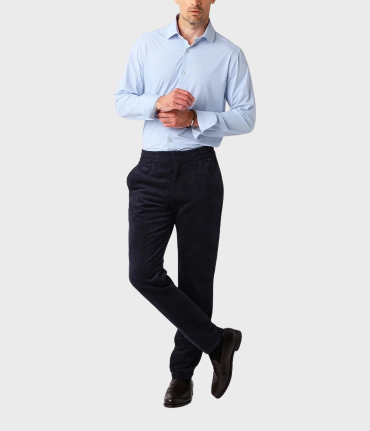 Stretch Shirt. (Light Blue)