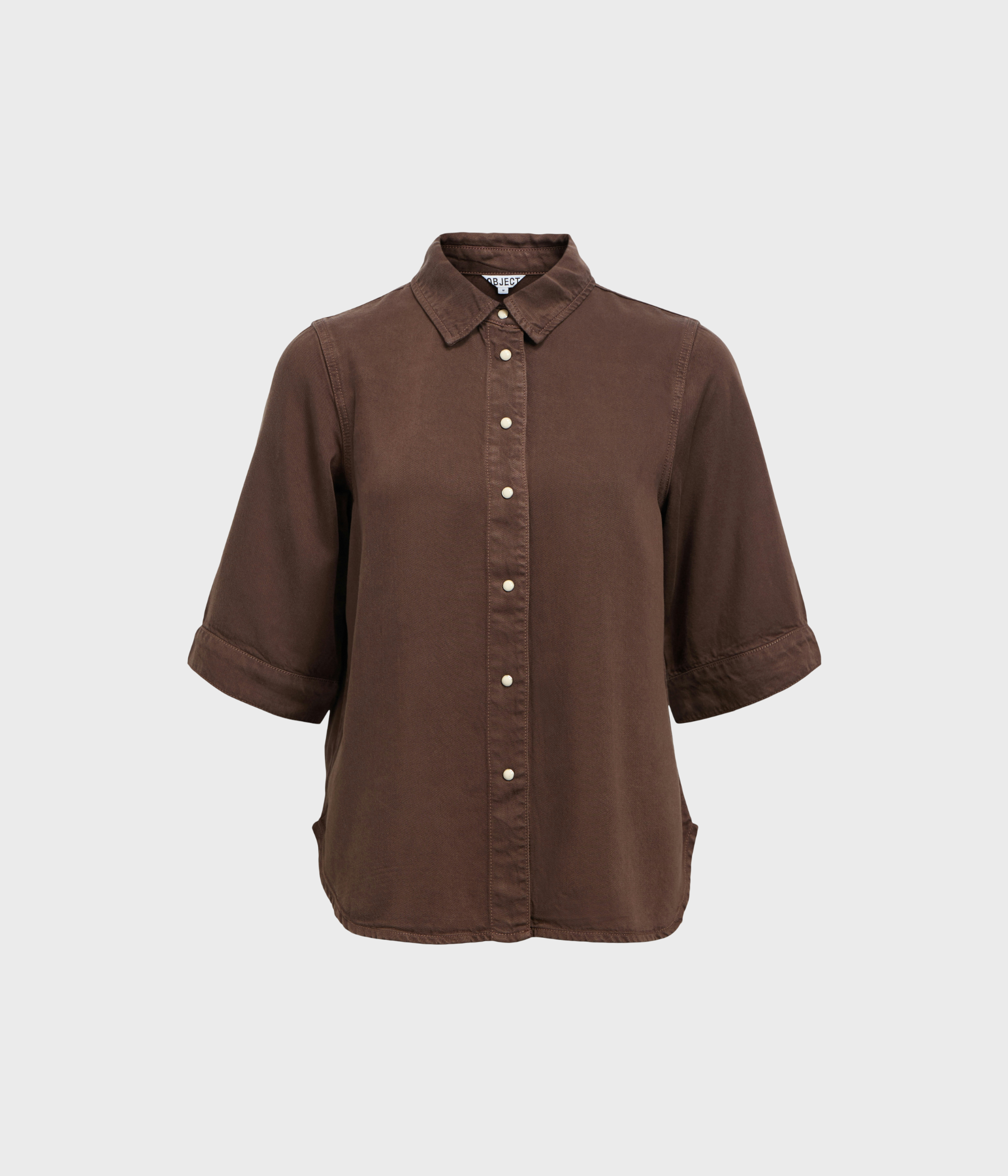 OBJFRAME 2/4 RE DENIM TOP NOOS. (Seal Brown) - D.O. Design Only