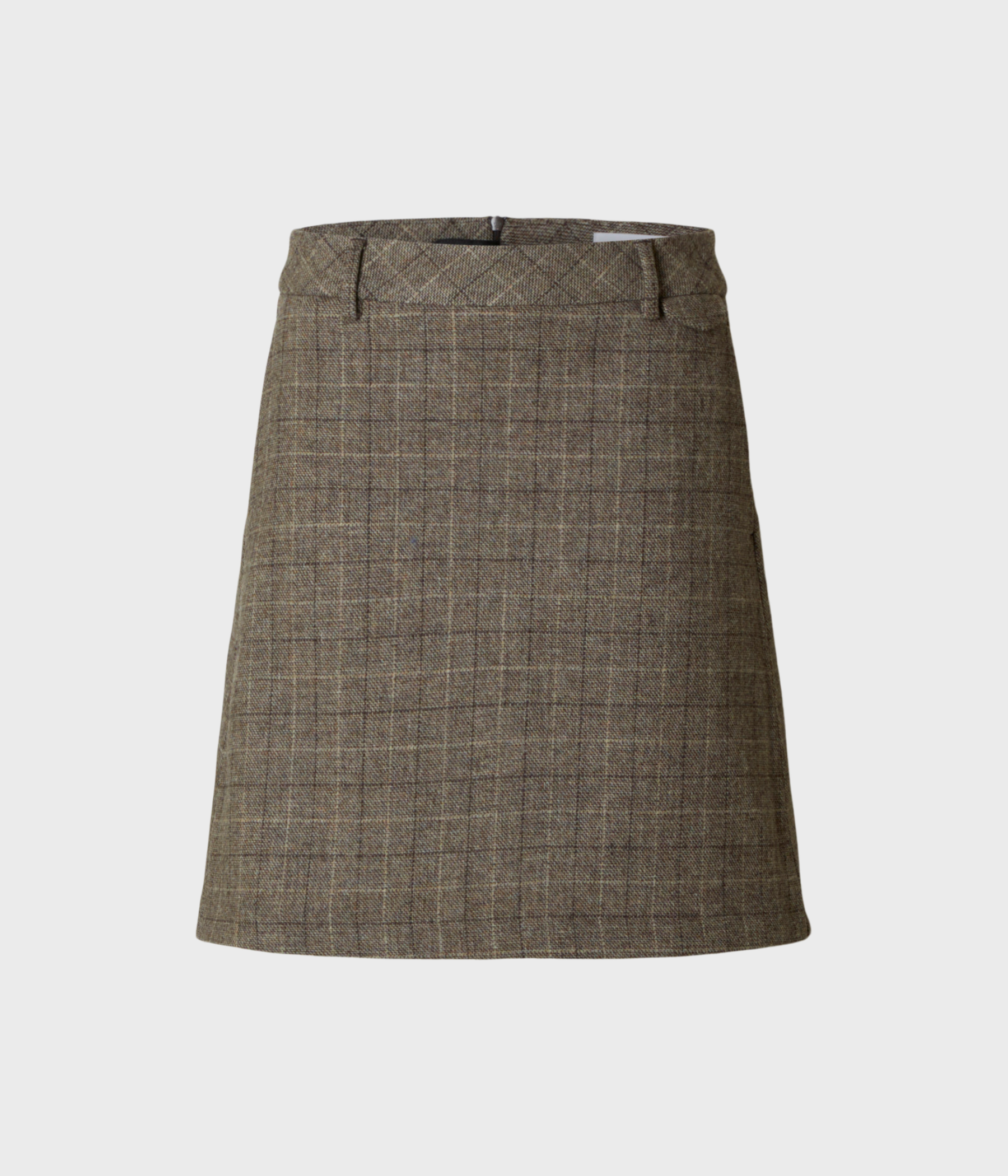 SLFSILLE ULA SHORT HW SKIRT. (Delicioso Checks:CHECKS)