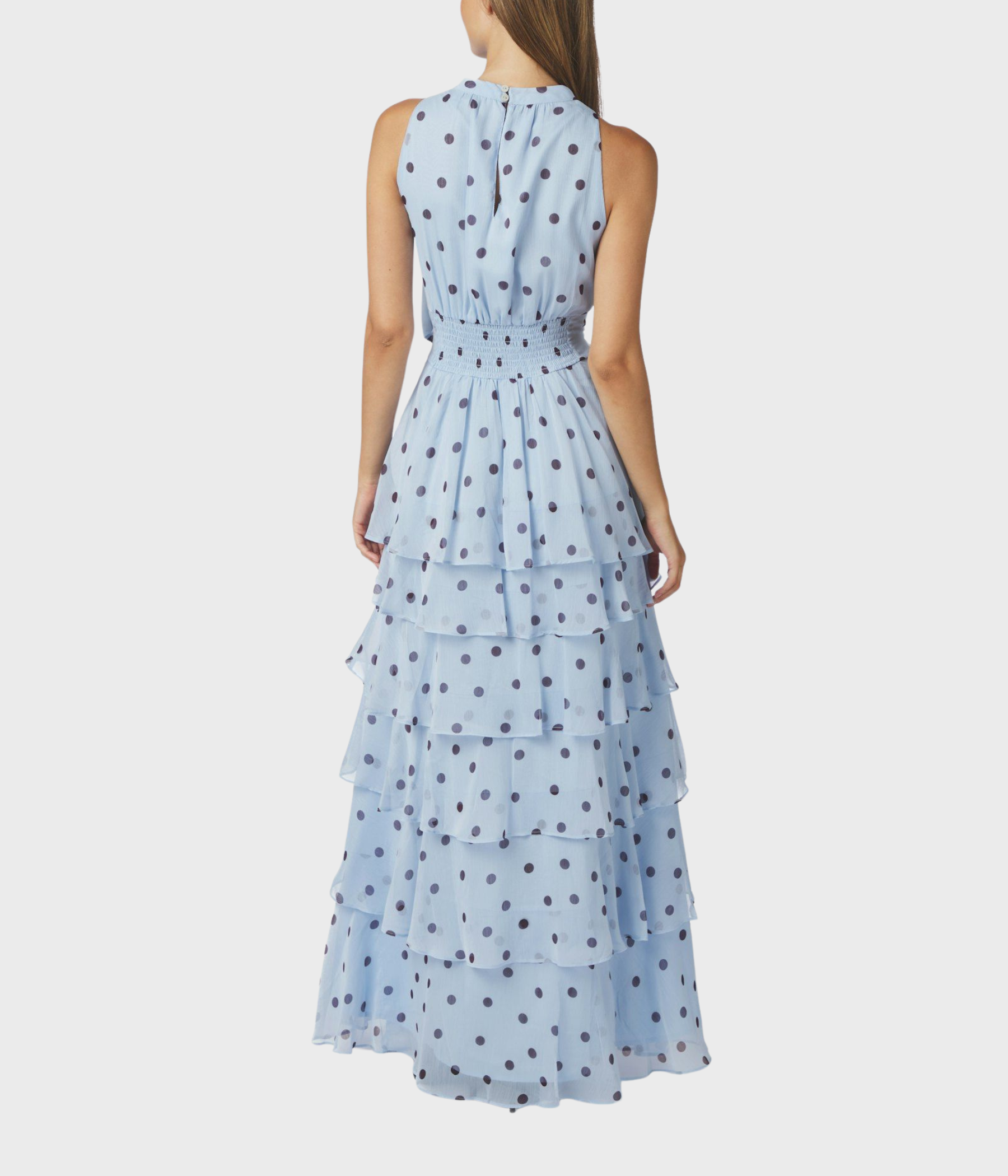 Marli Big Dot Dress (145 Light Blue)