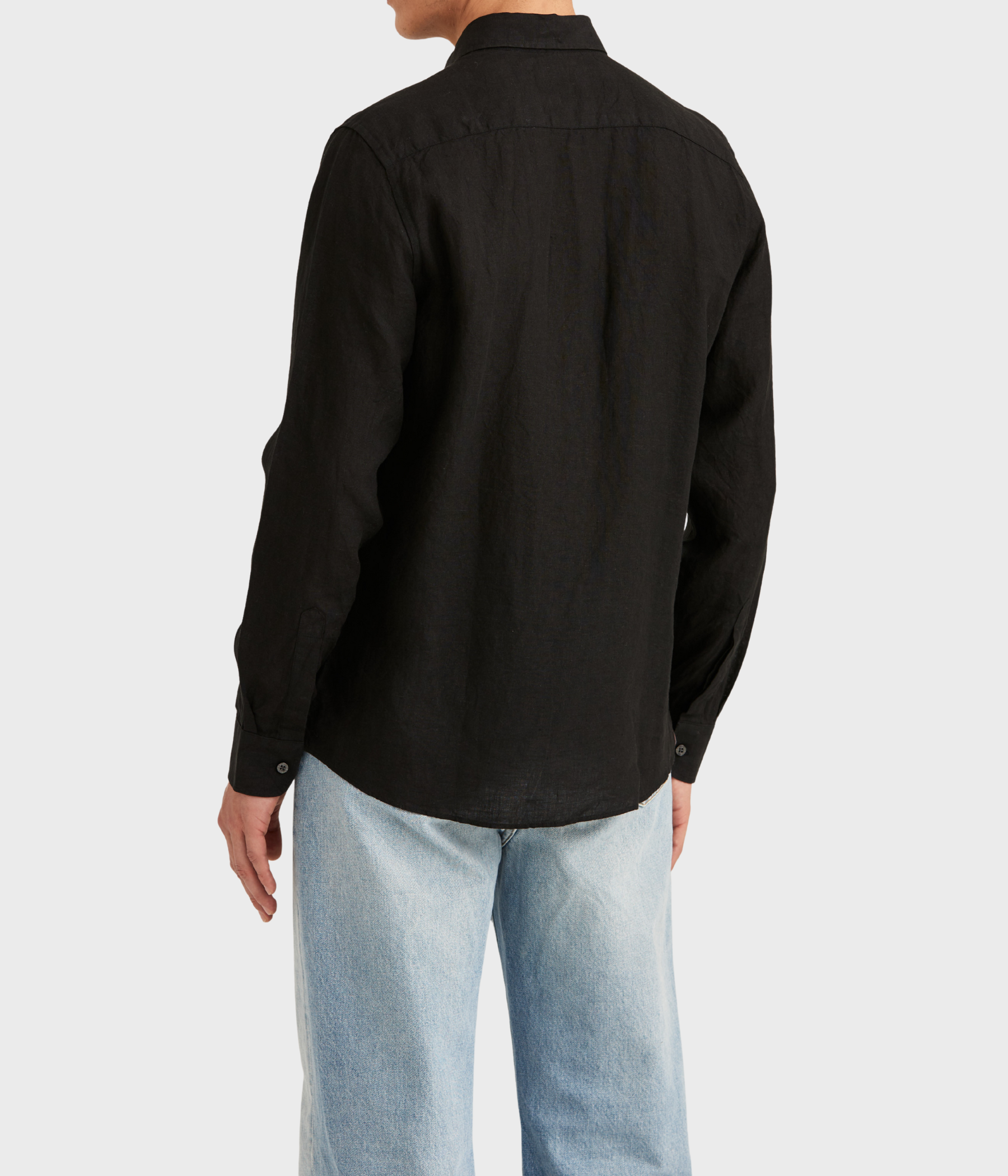 Douglas BD Linen Shirt LS (99 Black)
