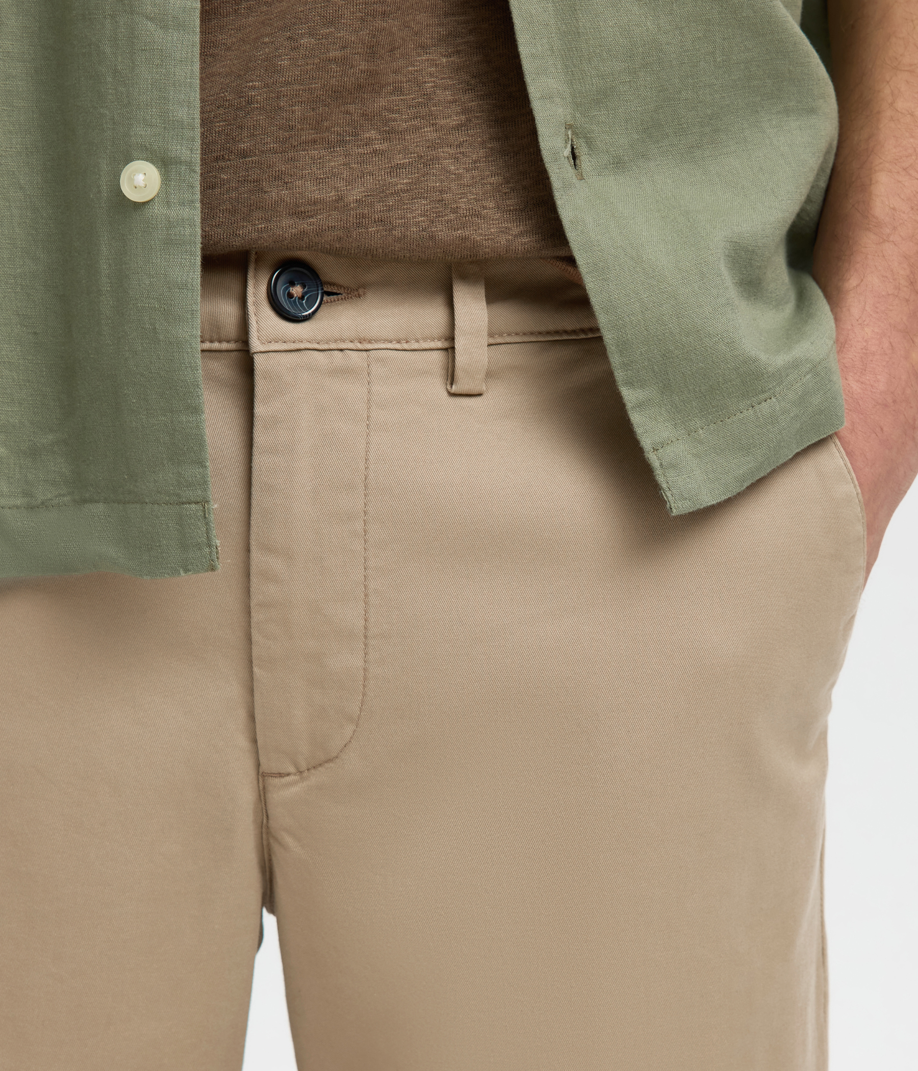 SLHSLIM-MILES FLEX SHORTS NOOS (GREIGE) - D.O. Design Only