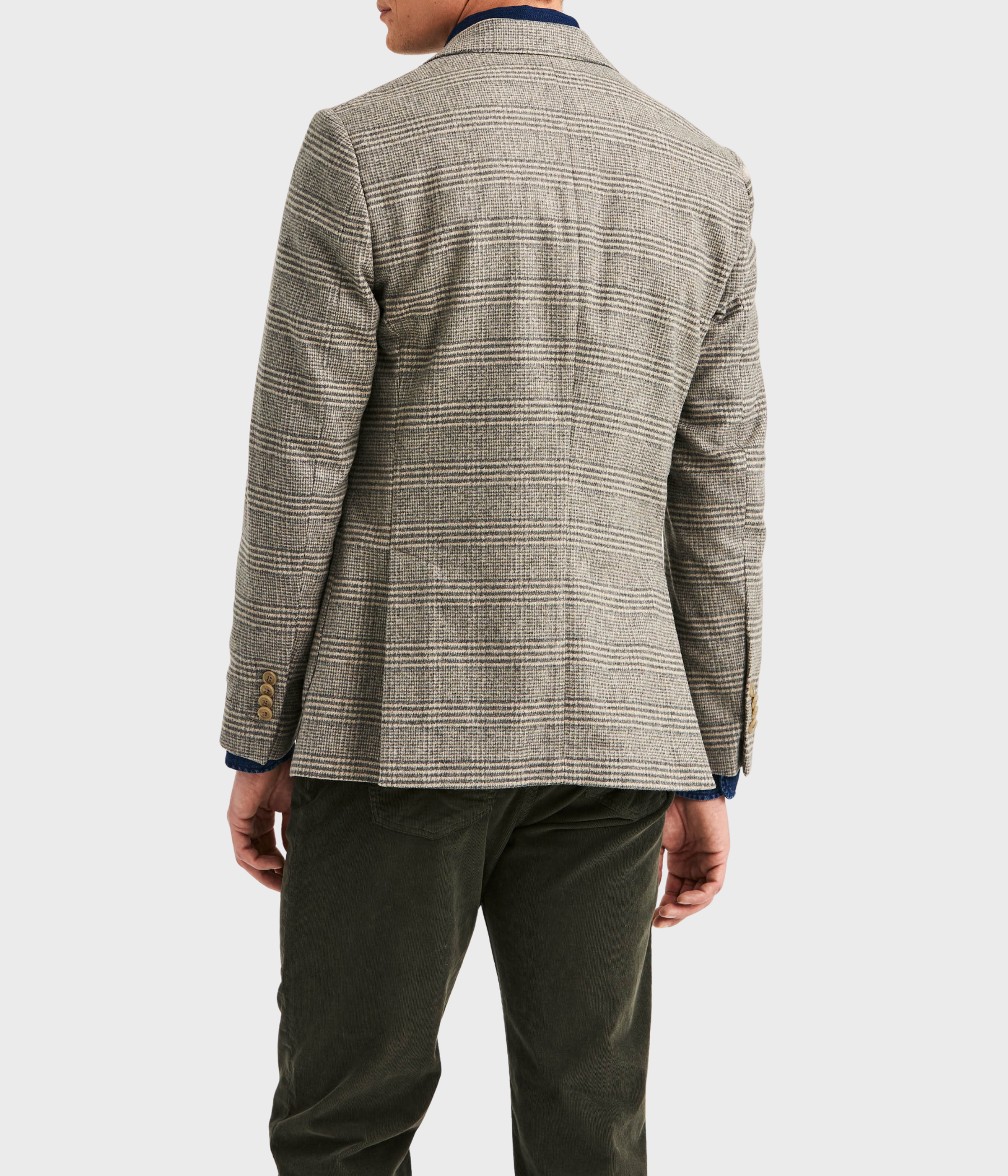 Soft Glencheck Jacket (80 Brown)