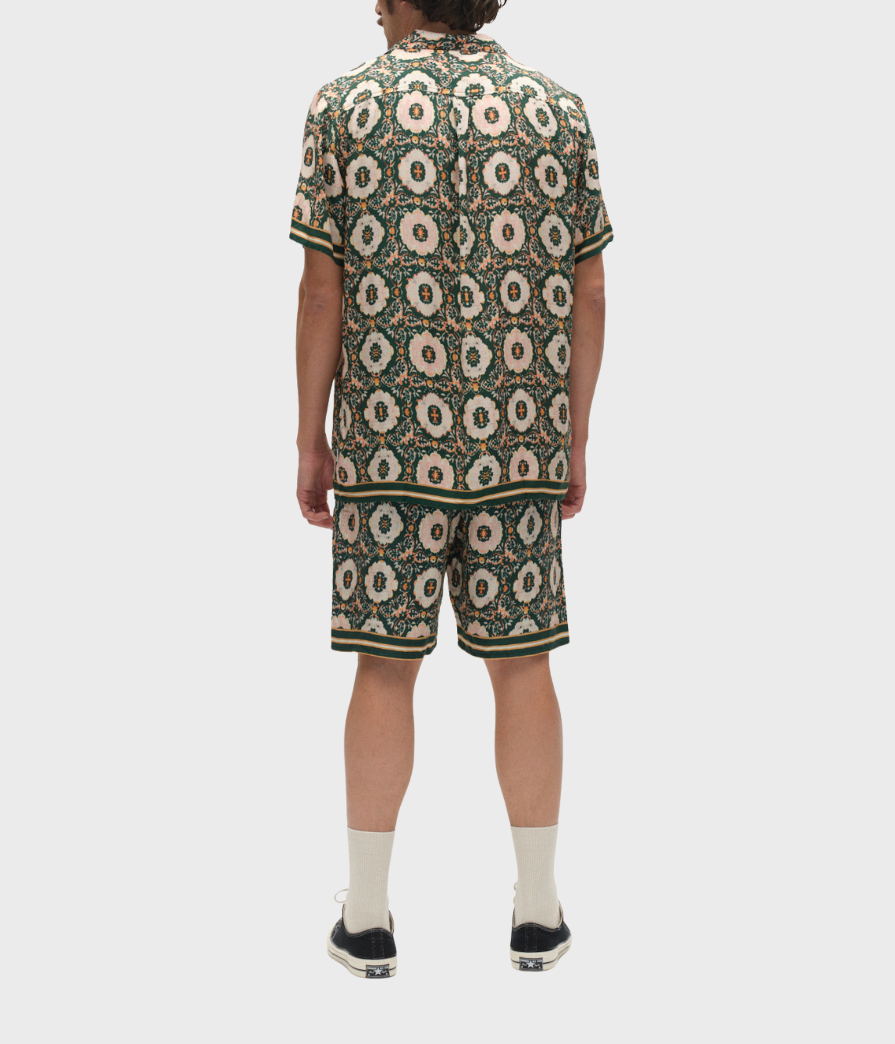 Gabsven Reg Resort Oro SS Shirt (7020 Green Pattern) - D.O. Design Only