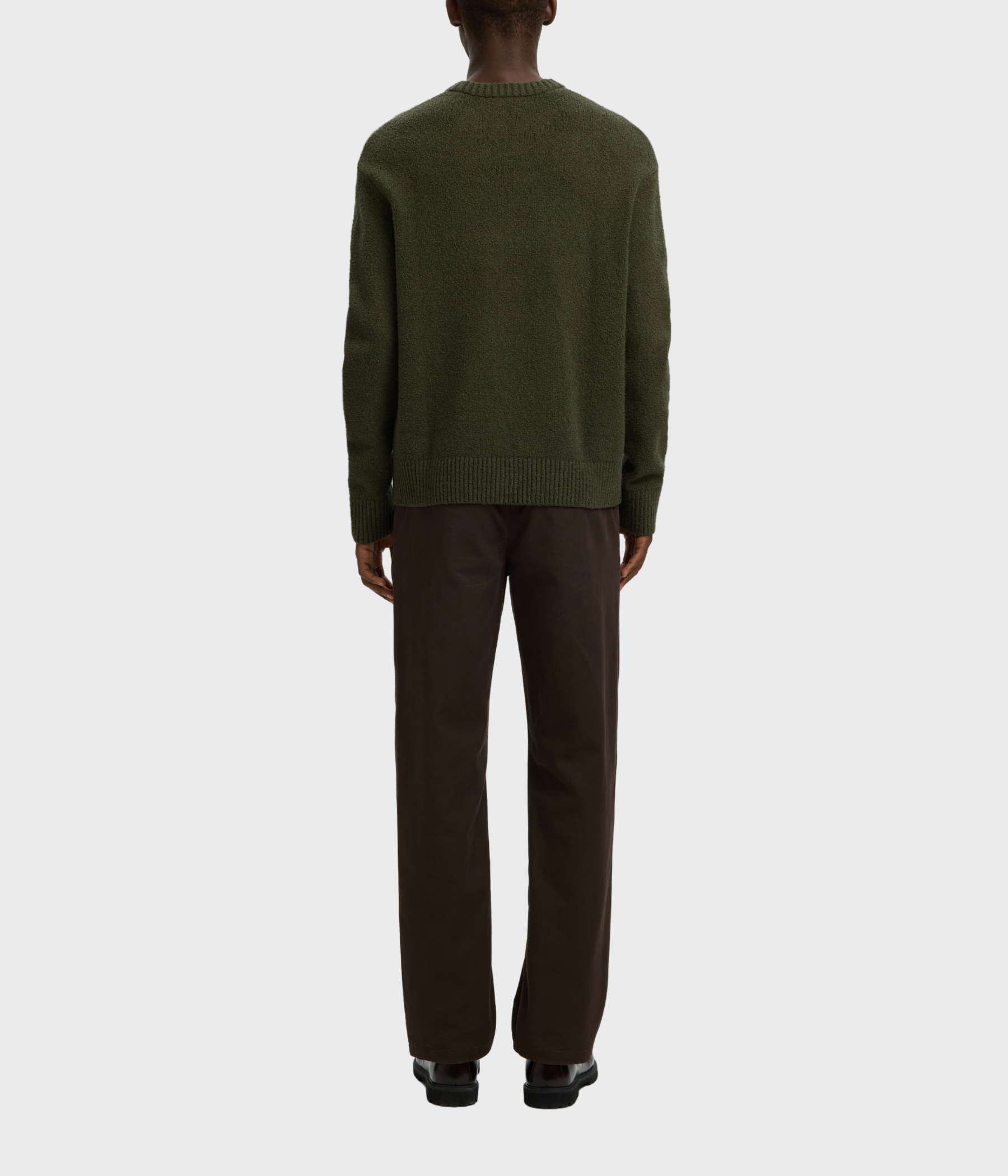 Slmalex Ls Knit Crew Neck Noos (Forest Night)