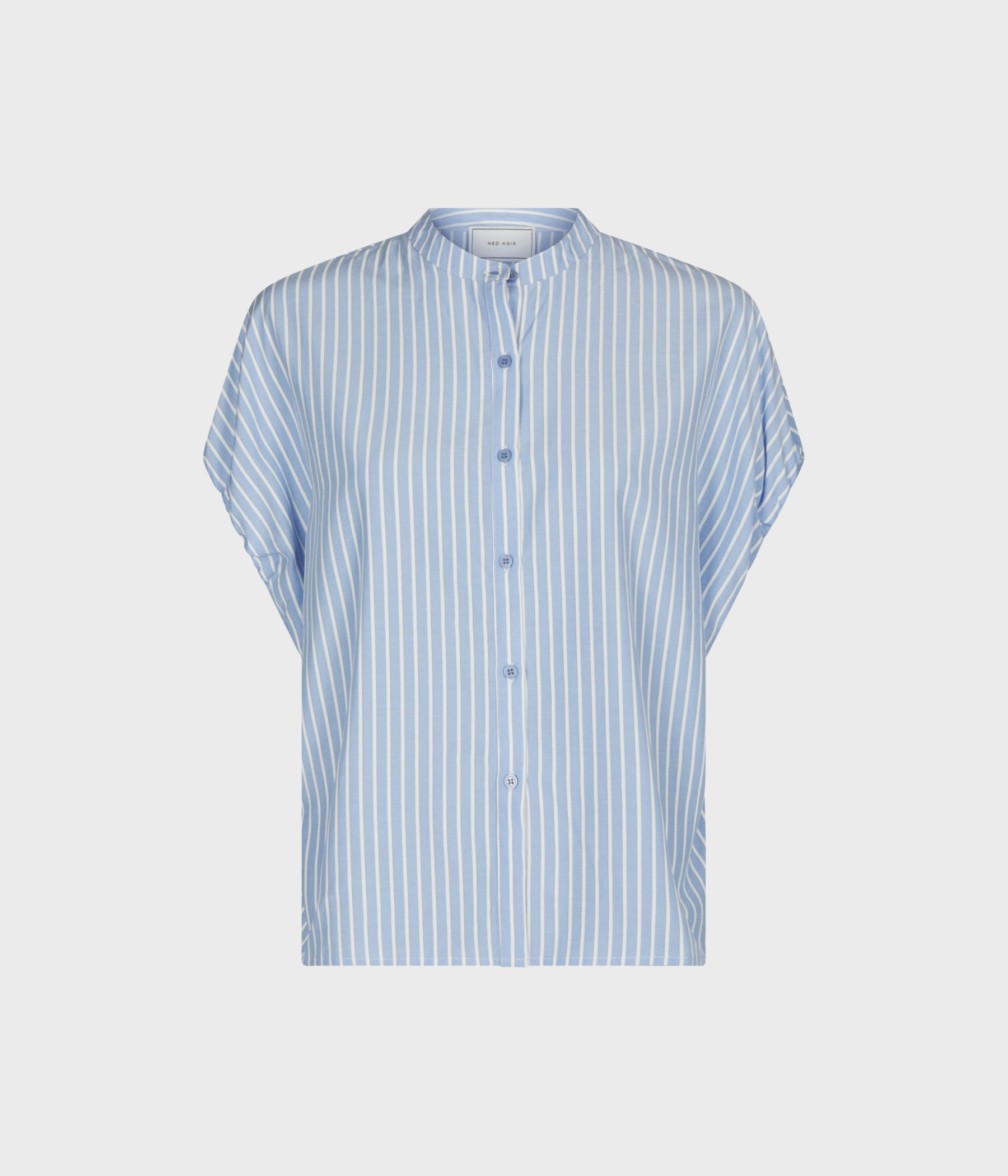 Englana Stripe Blouse (145 Light Blue)