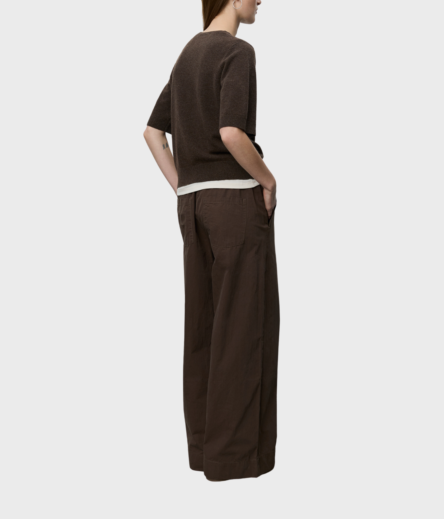 Reinesw Wide Leg Trousers (7052 Brown)