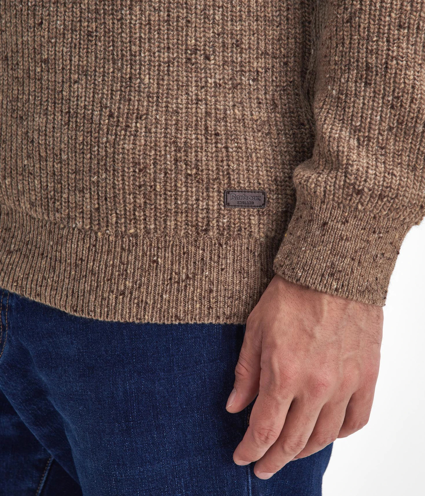Barbour Raisthorpe Crew Neck Jumper (ST51 Stone)
