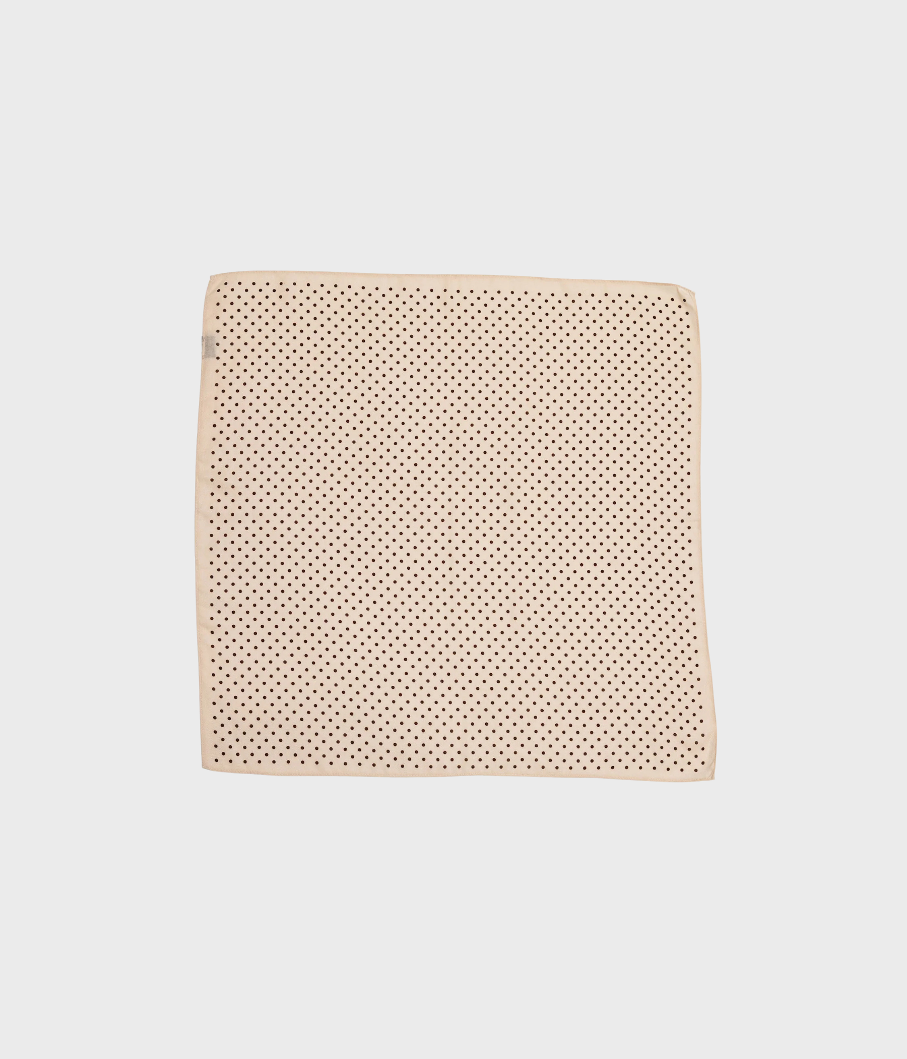 Dot Scarf (Beige w Brown)
