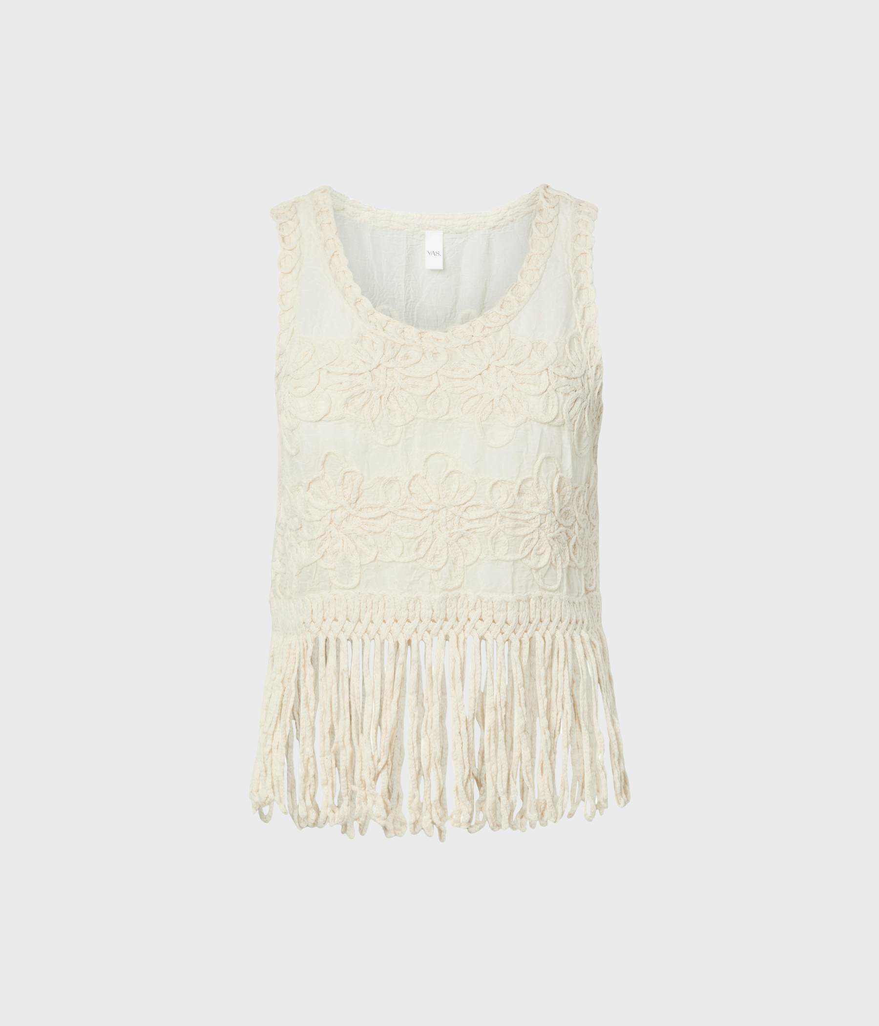 Yasbera Sl Crochet Top S. - Fest (Birch)