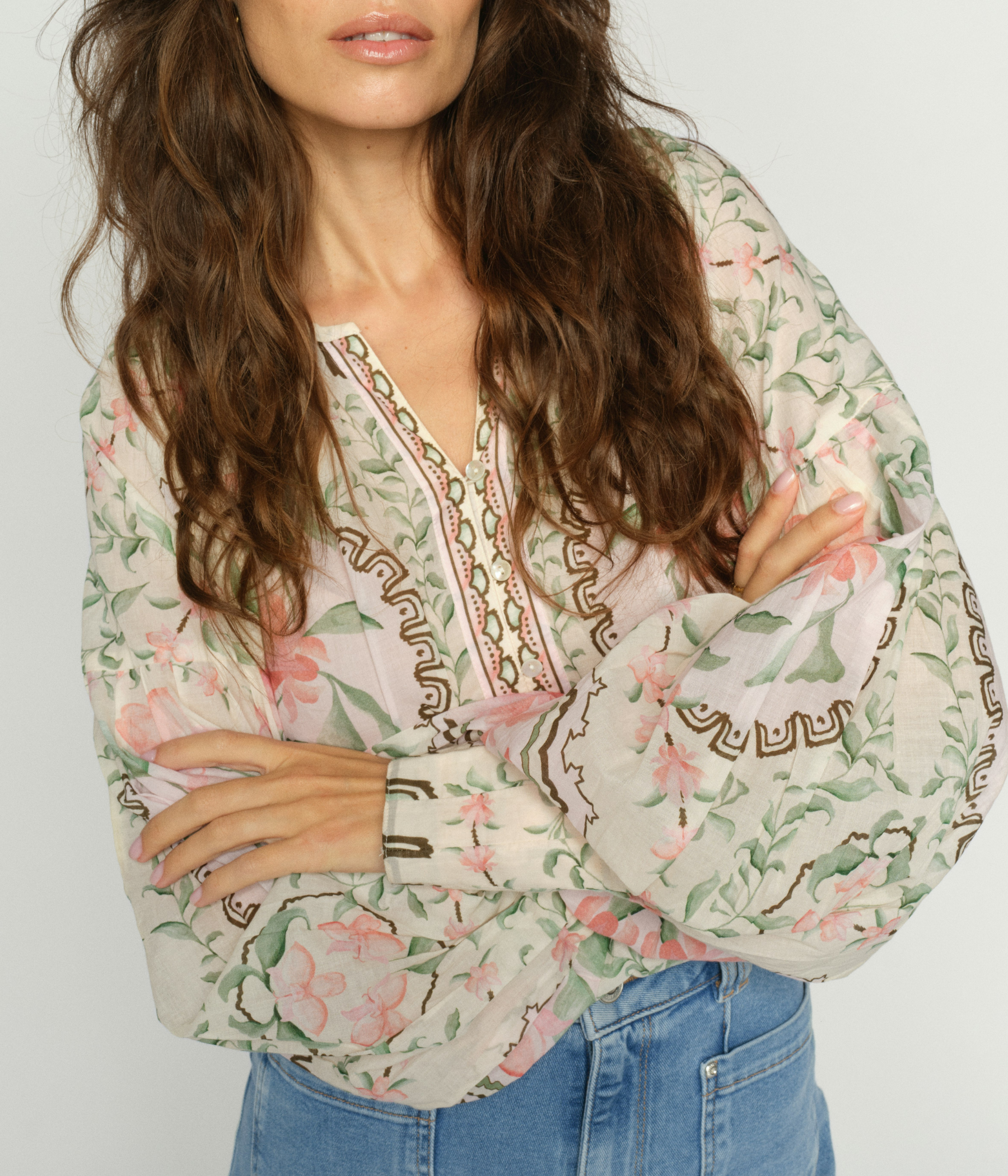 Mmwylde Orchid Blouse (846 Turf Green)