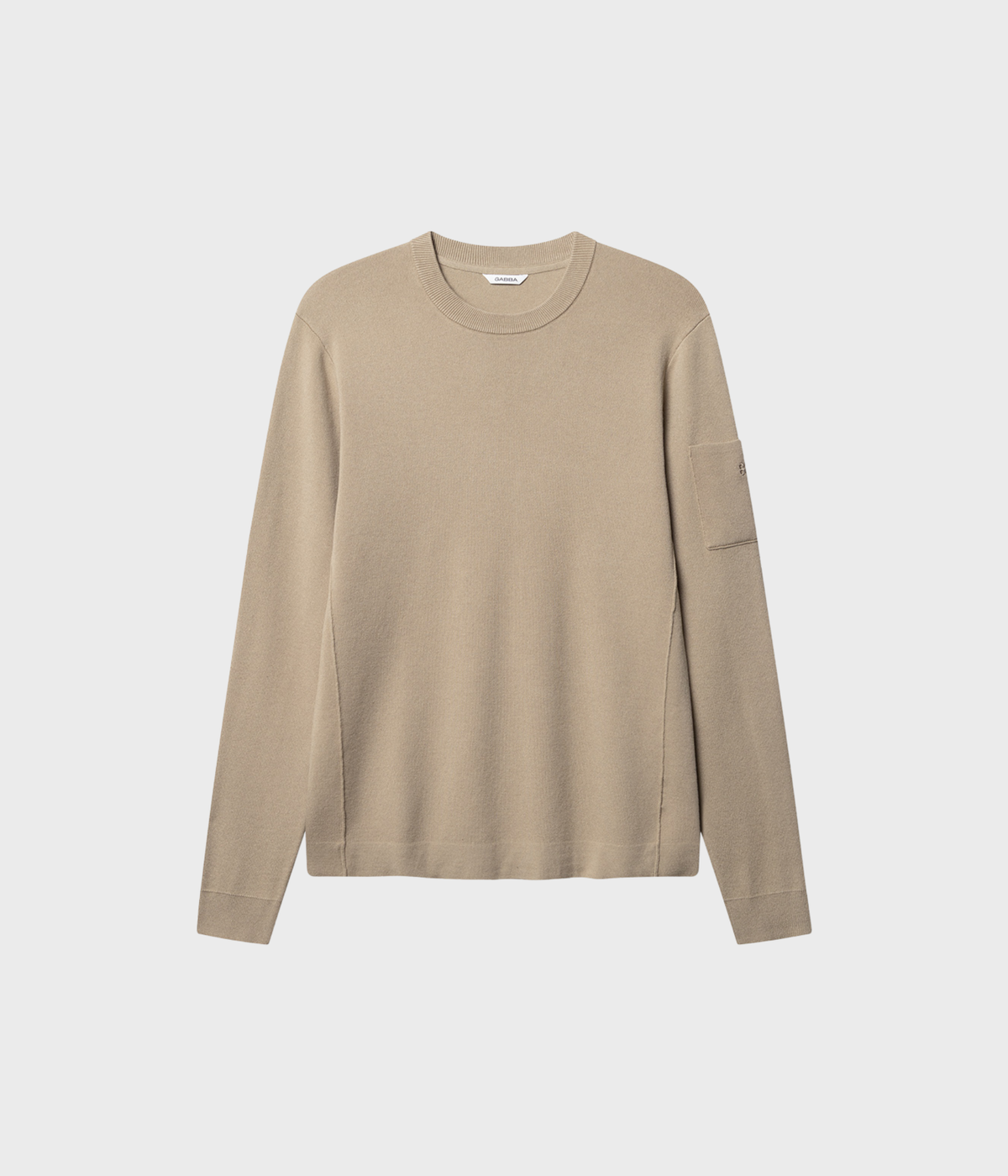 Gabadriel O-Neck Lume Ls Knit (0040 Sand Crocker)