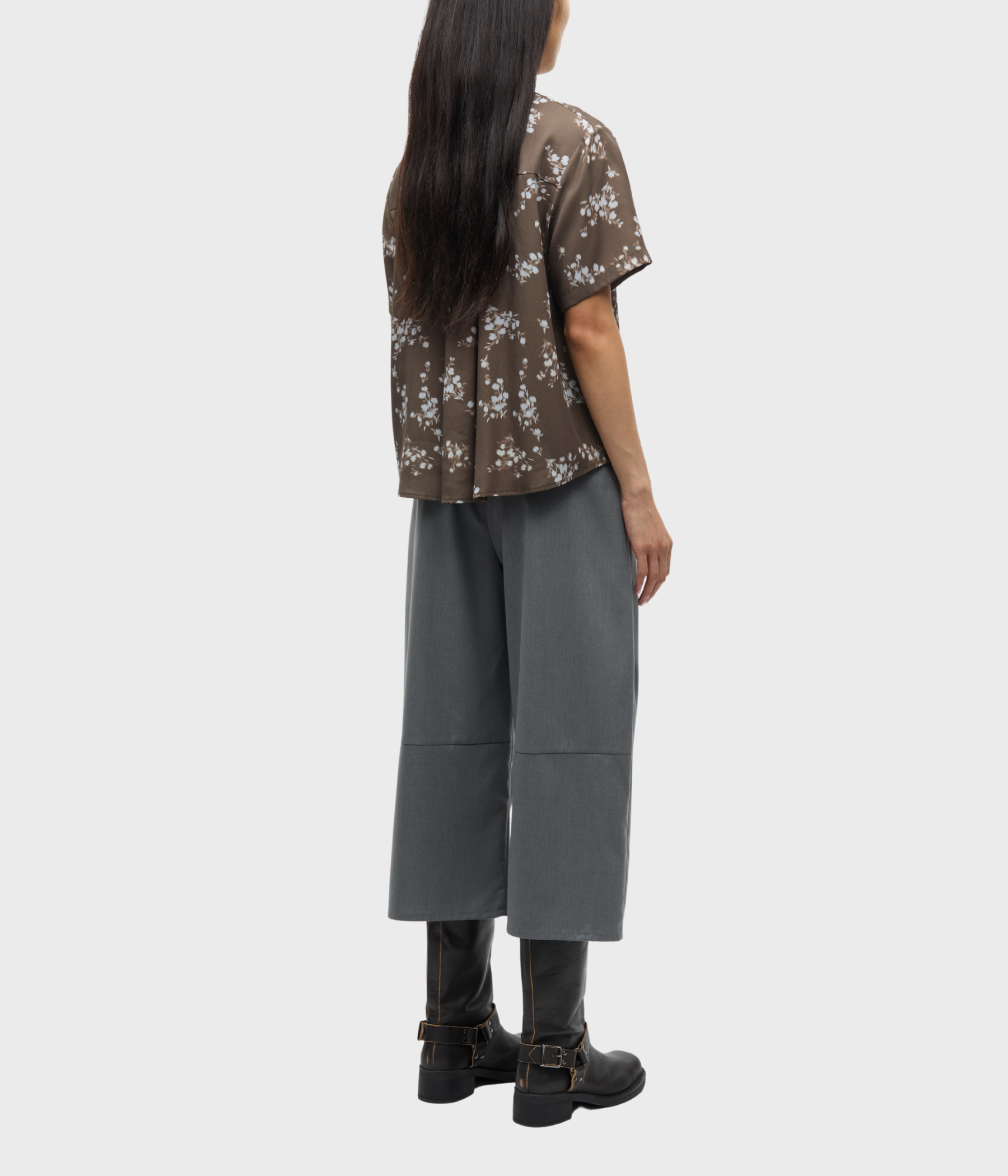 Mina Ss Shirt 14028. (CLR002533 Blooming Brown)