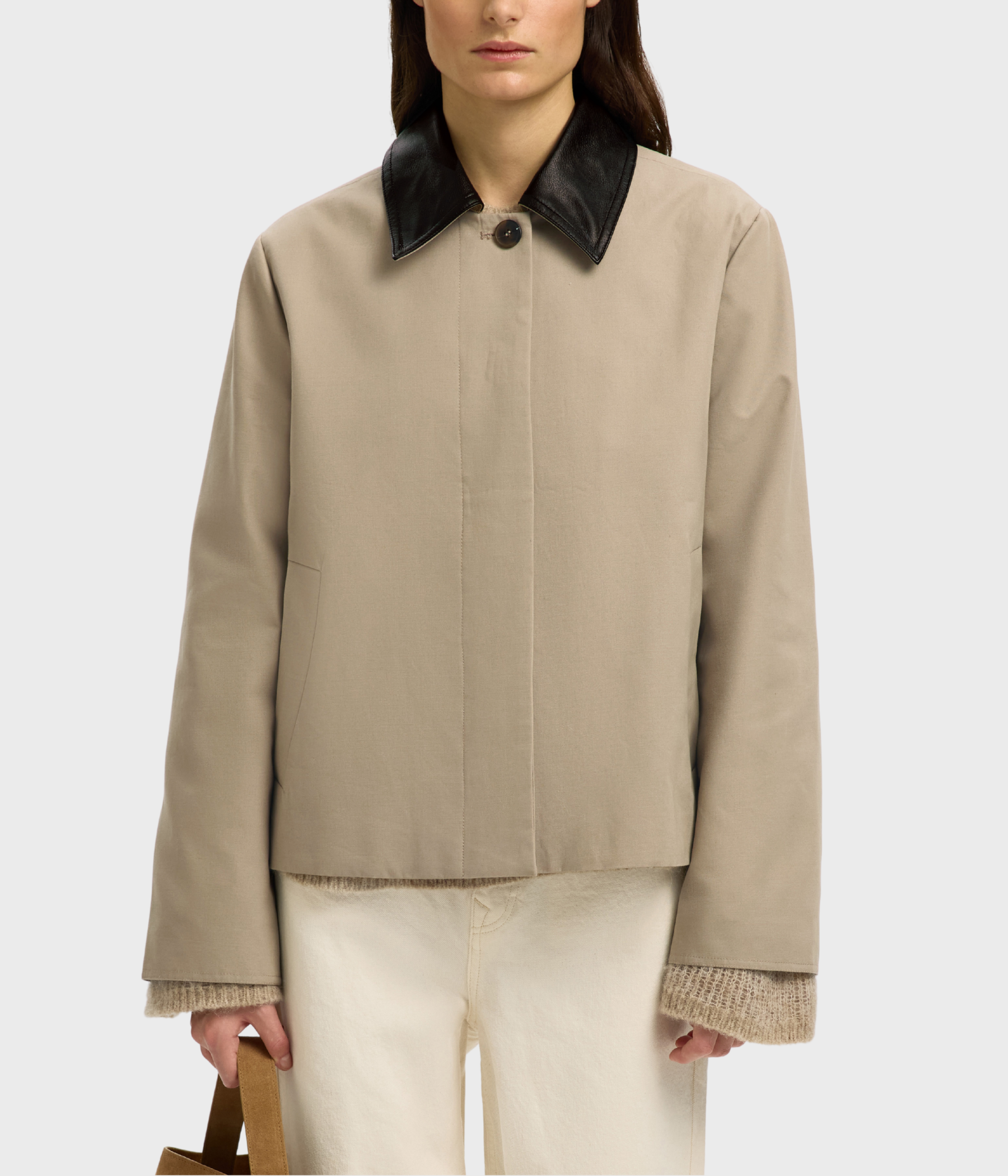 Slfdalia Jacket (GREIGE)