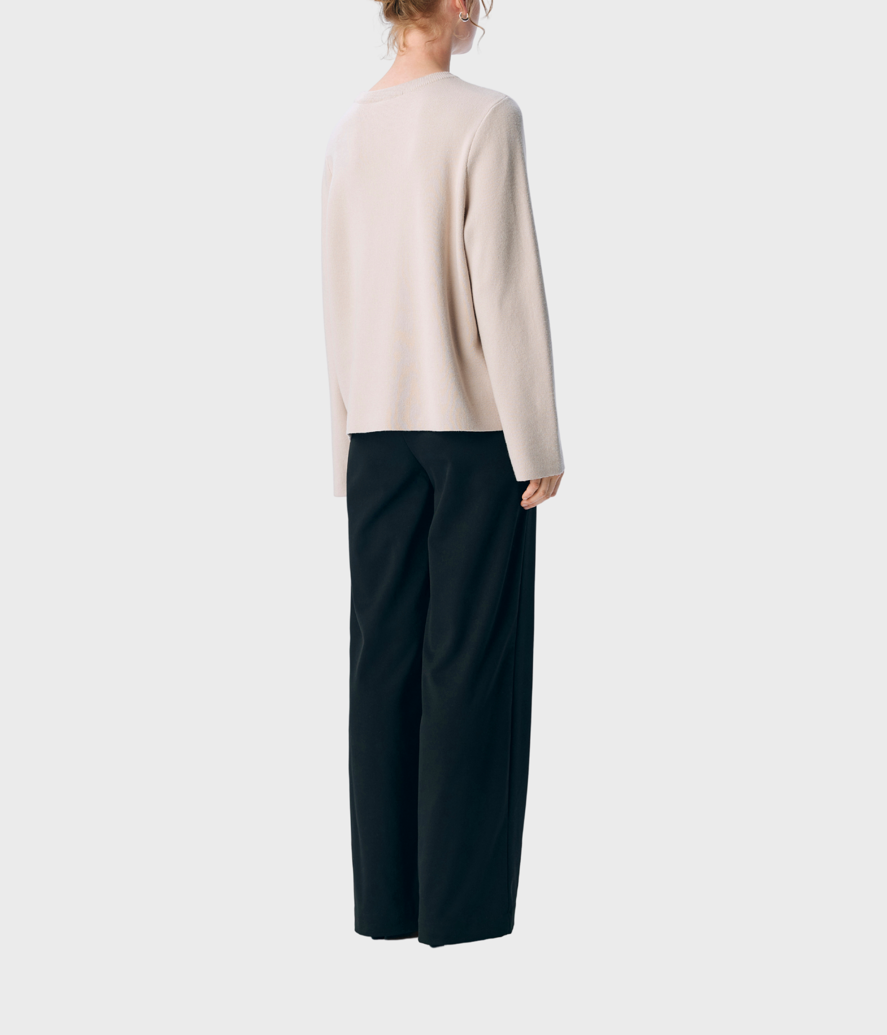 Objreynard Square Sleeve O-Neck Noos. (Silver Gray)