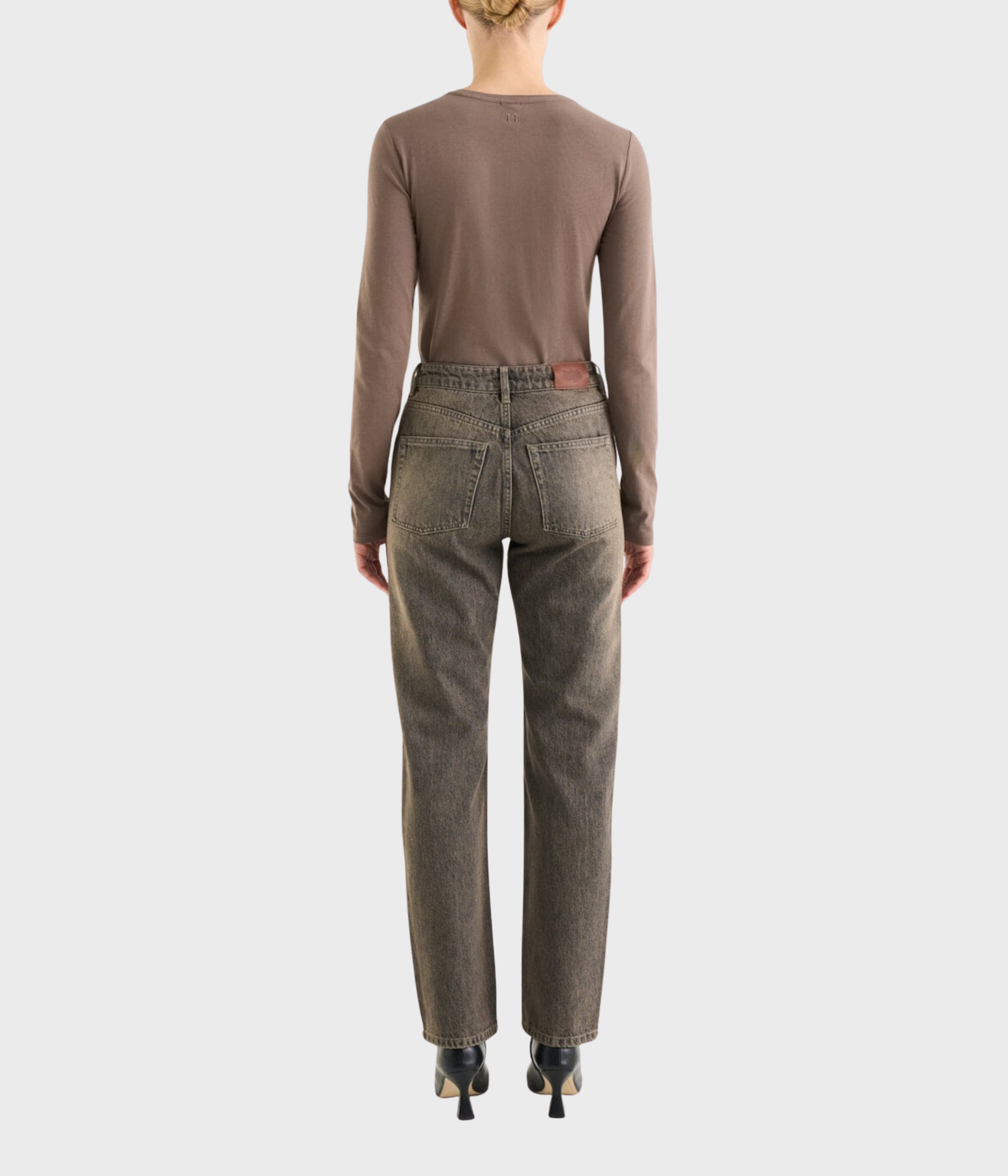 Penny Ls Top (Dk Taupe)