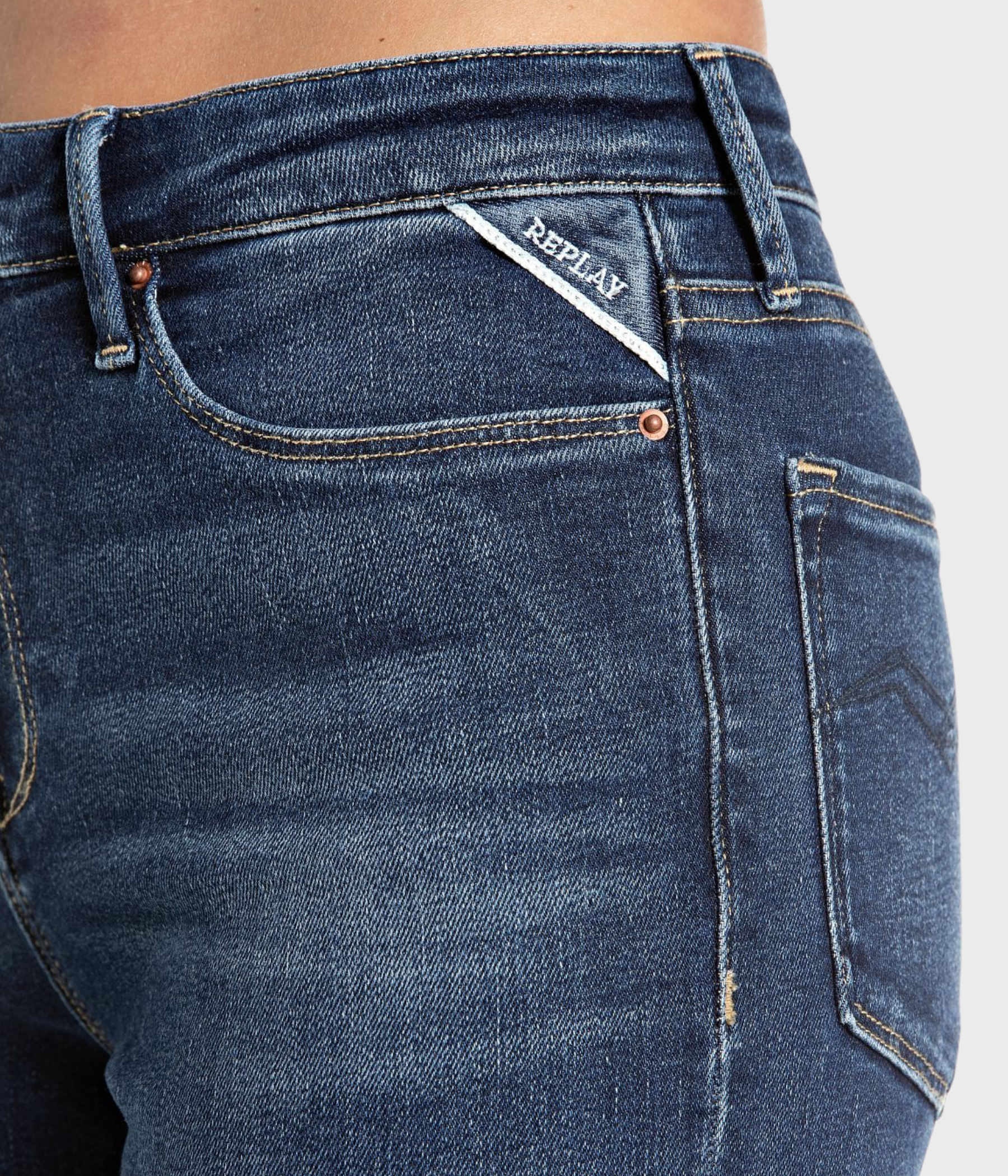Zolie (C007 DARK BLUE dark enzymatic stone wash)
