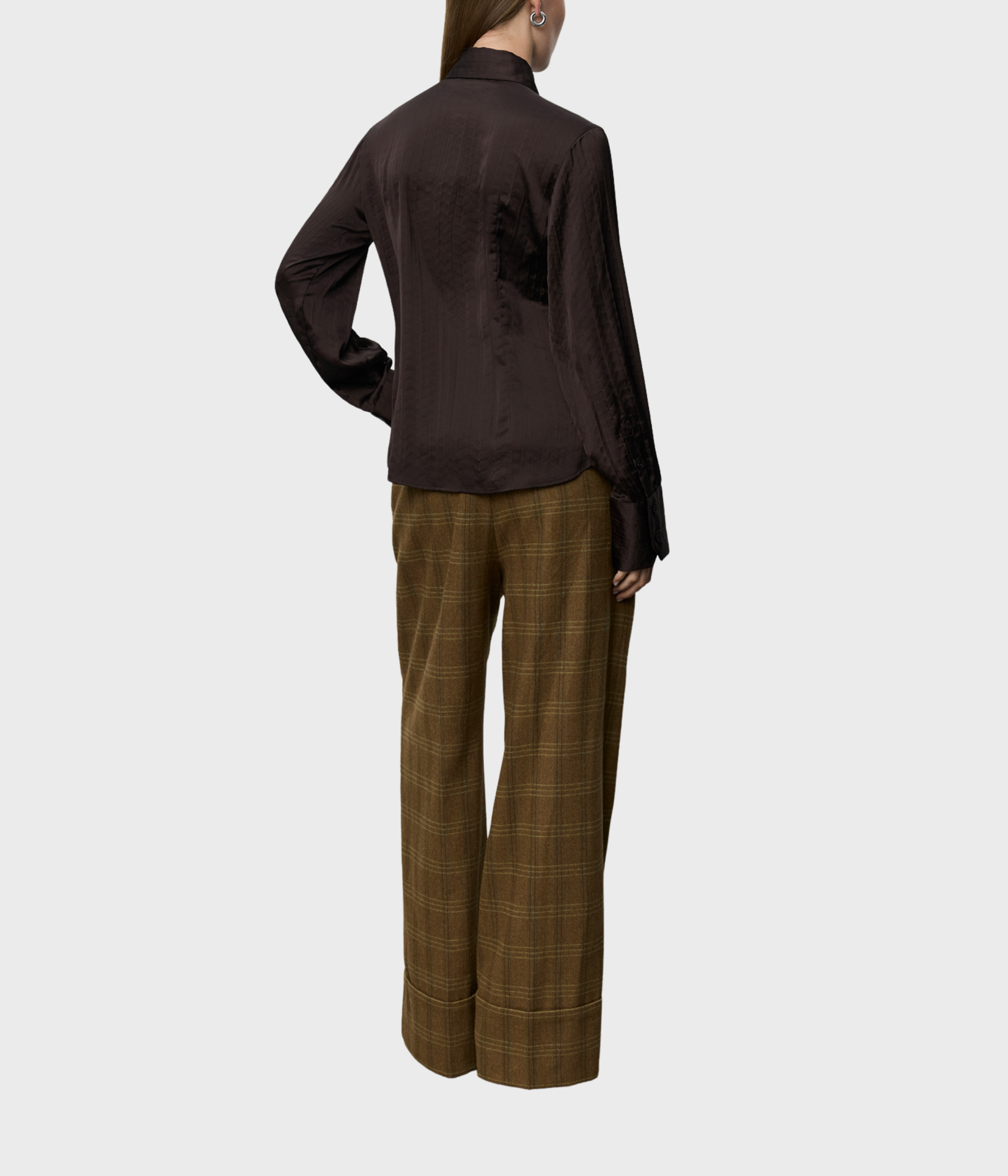 Wildasw Fitted Shirt (7025 Dark brown)