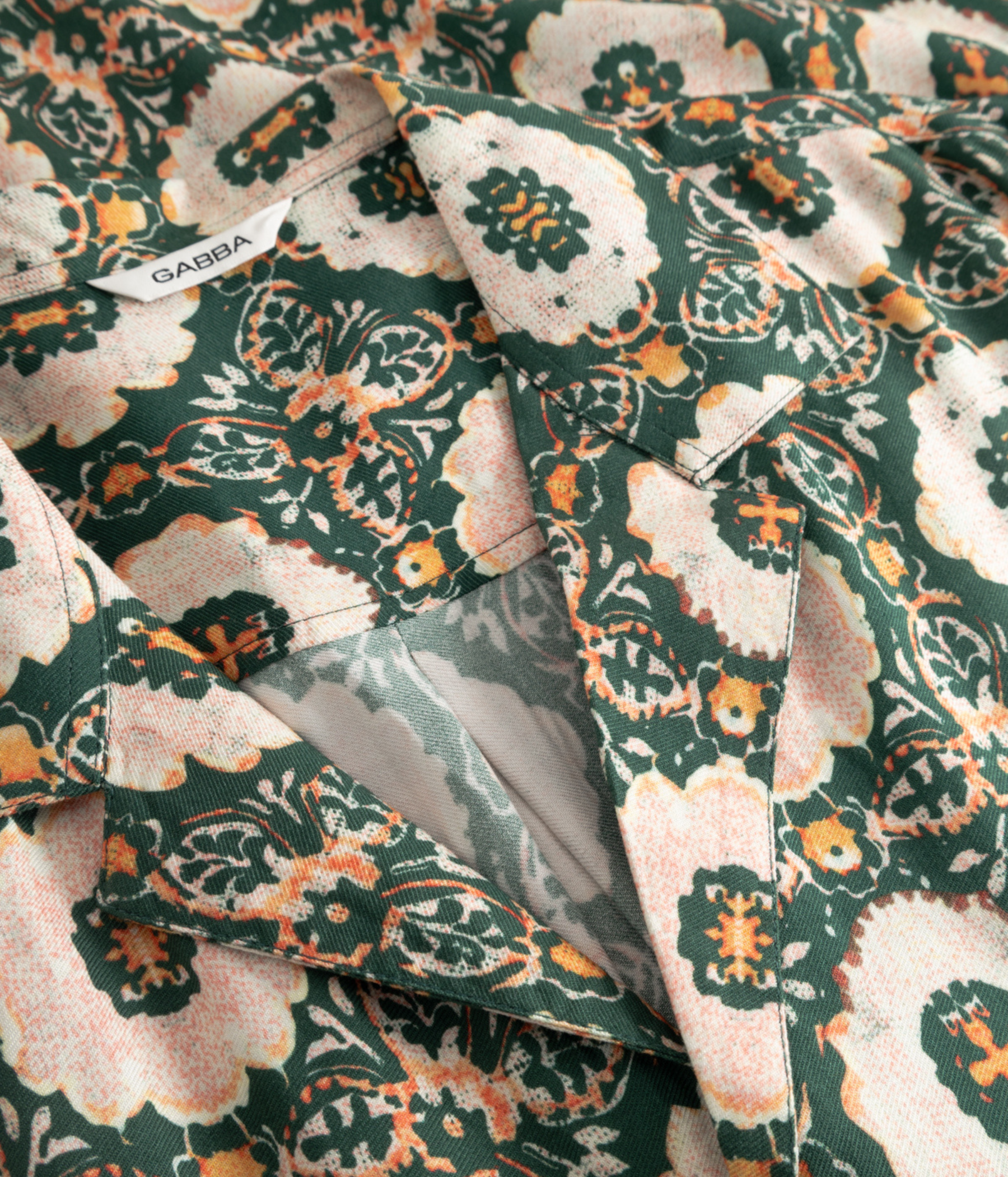 Gabsven Reg Resort Oro SS Shirt (7020 Green Pattern) - D.O. Design Only