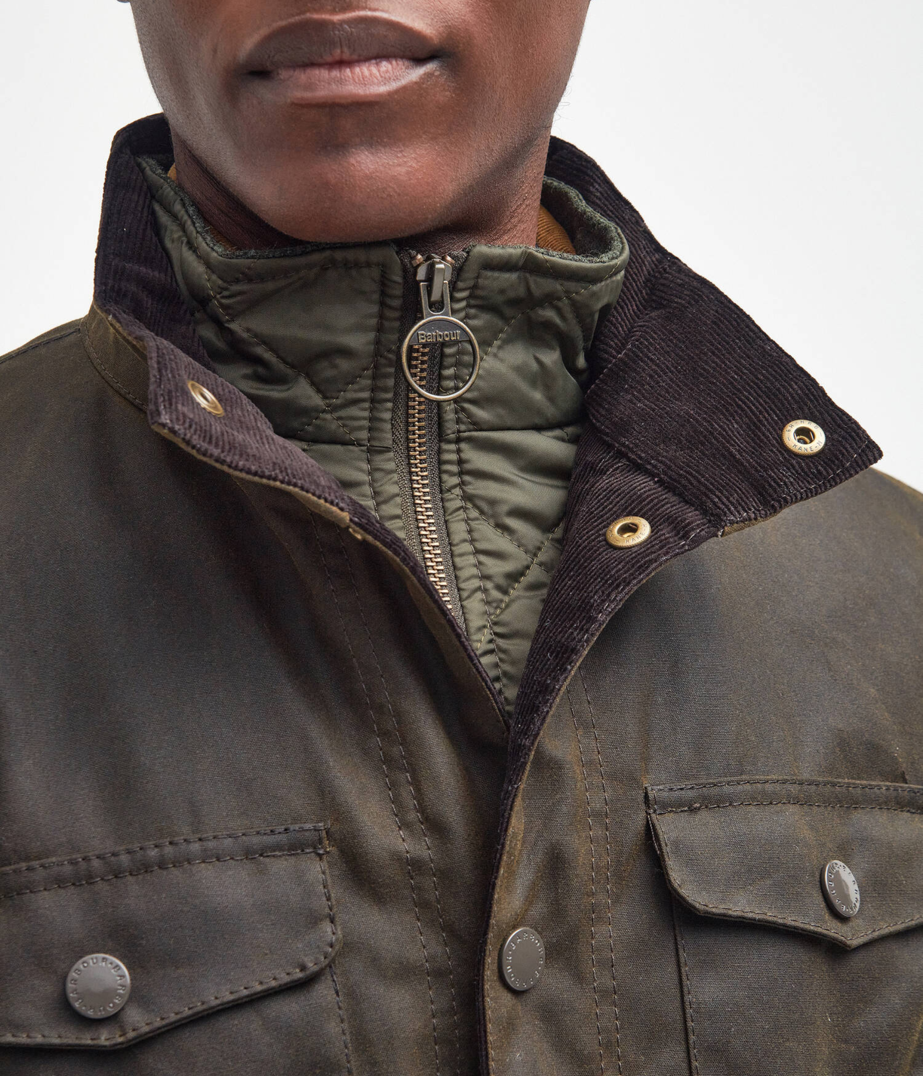 Barbour Ogston Wax. (OL51 Olive)