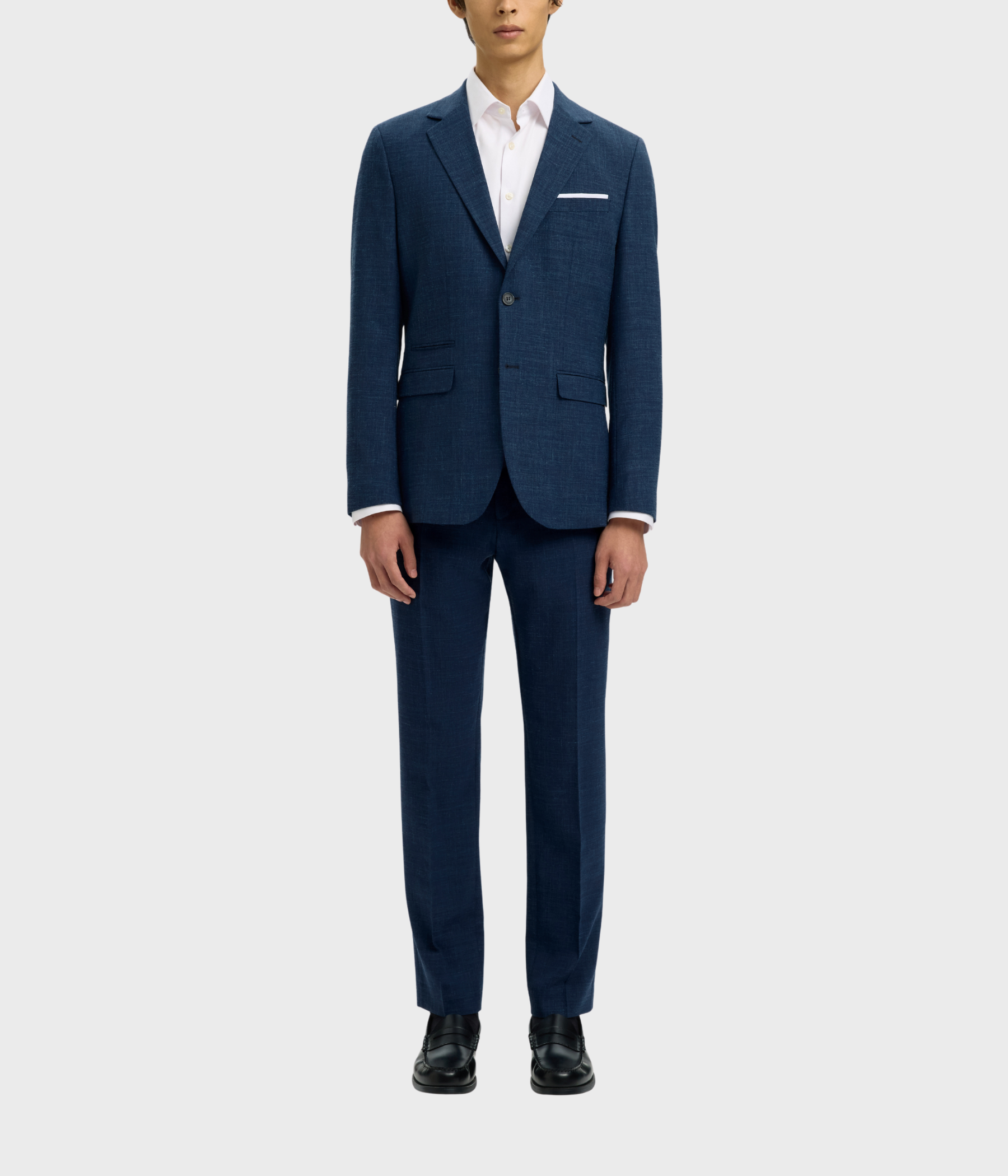Slhslim-Oasis Linen Blz Noos. (Dark Navy) - D.O. Design Only