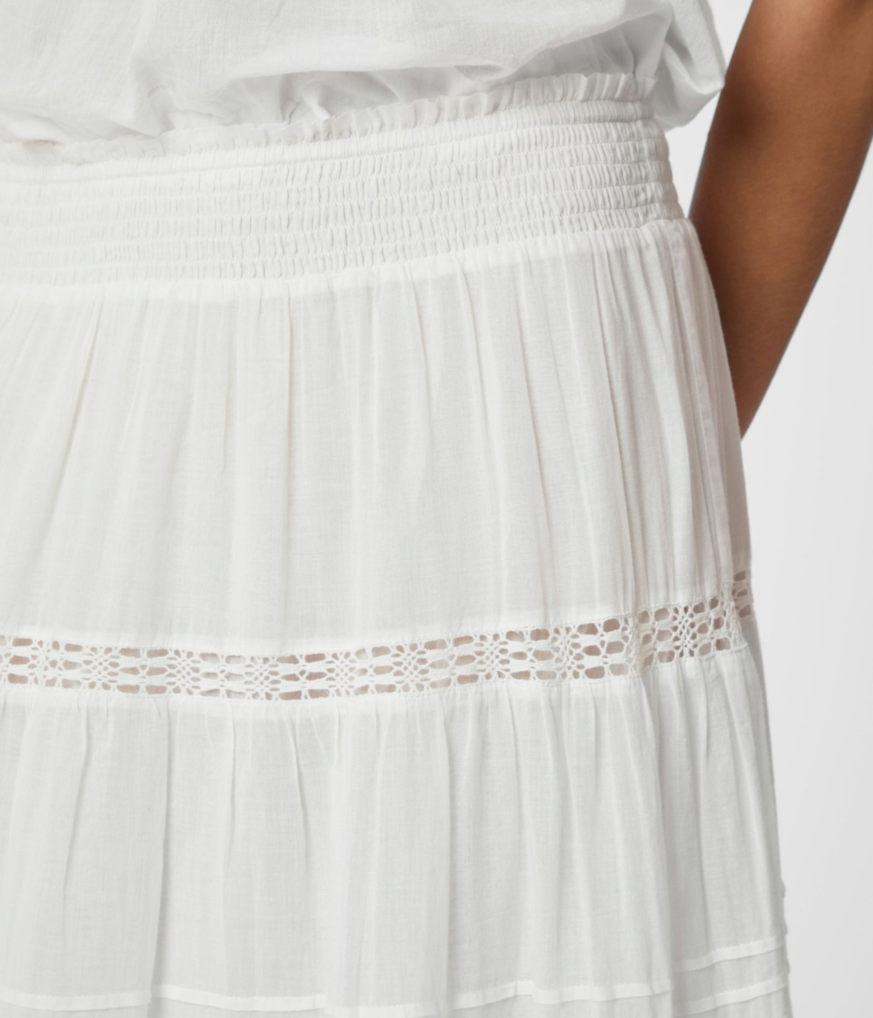 Felicia S Voile Skirt (120 White)