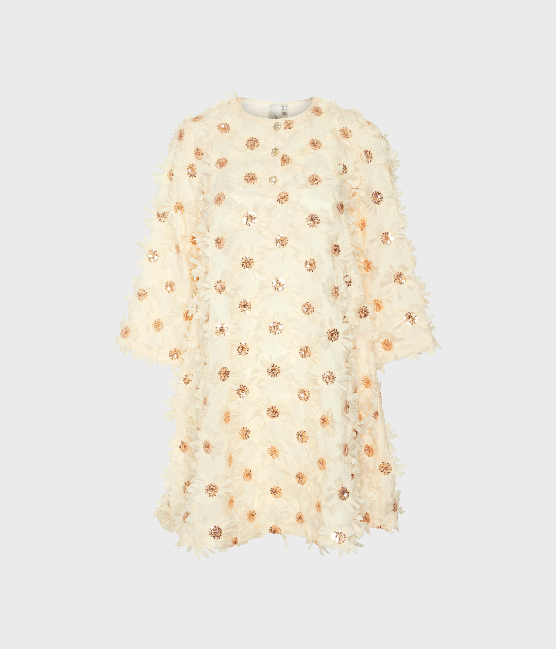 Yasabelone 3/4 Dress -. (Sheer Bliss)
