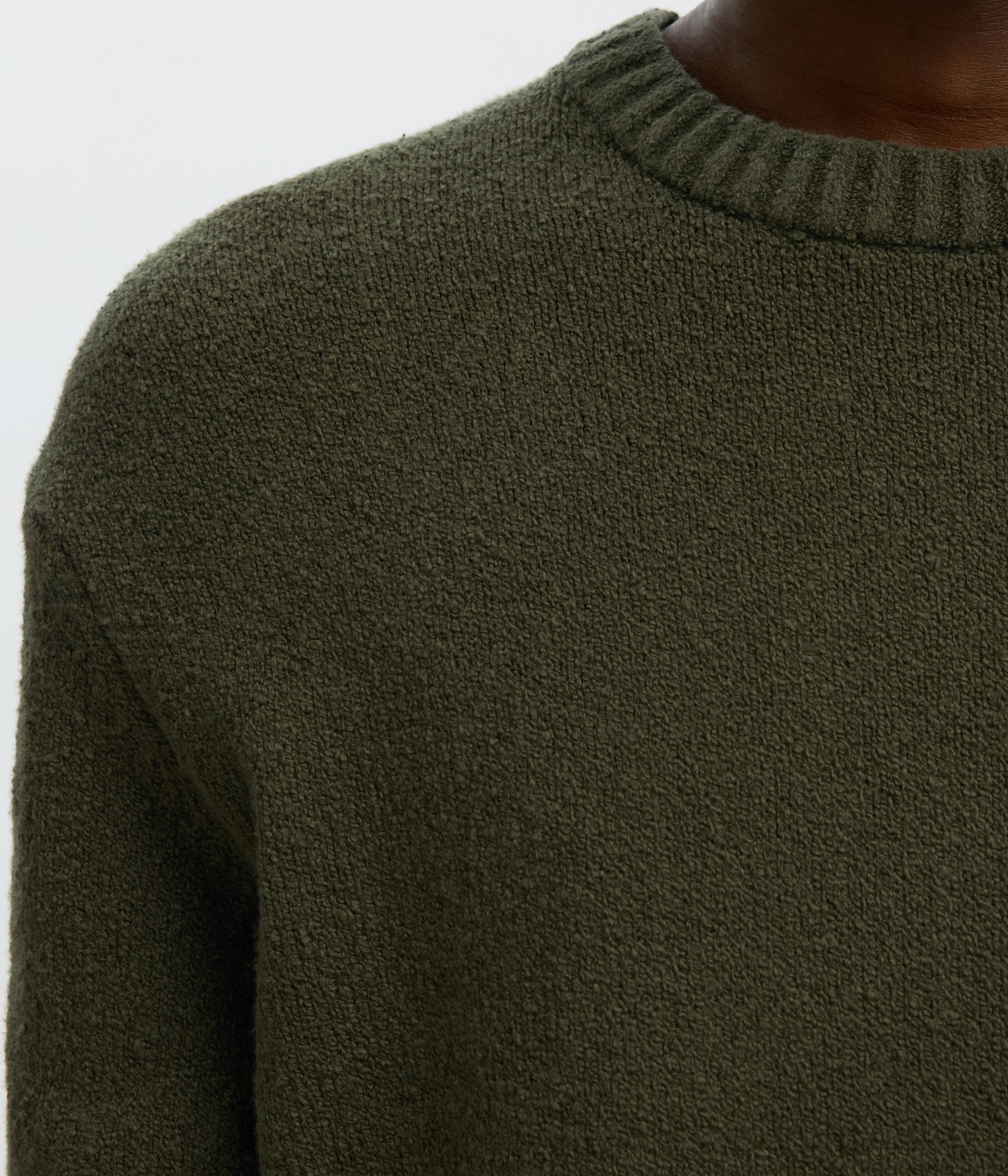 Slmalex Ls Knit Crew Neck Noos (Forest Night)