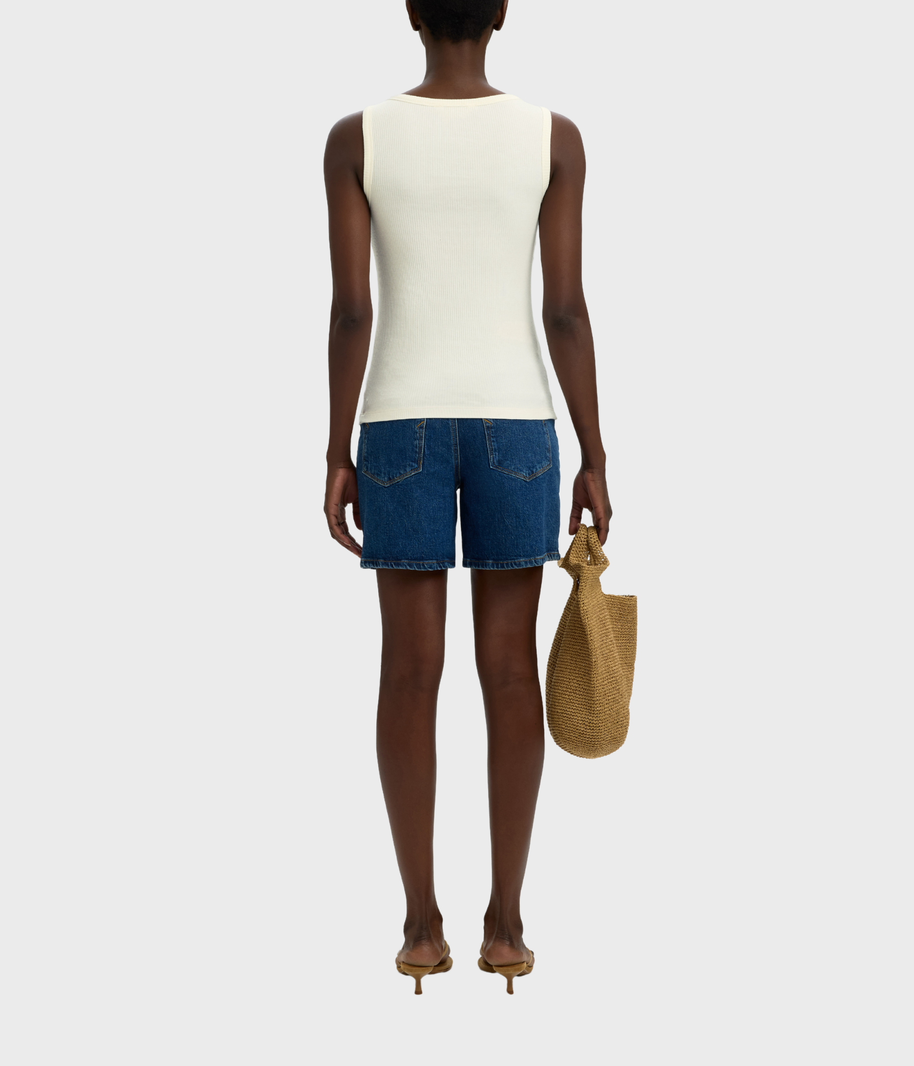 SLFANNA U-NECK TANK TOP NOOS (Snow White) - D.O. Design Only