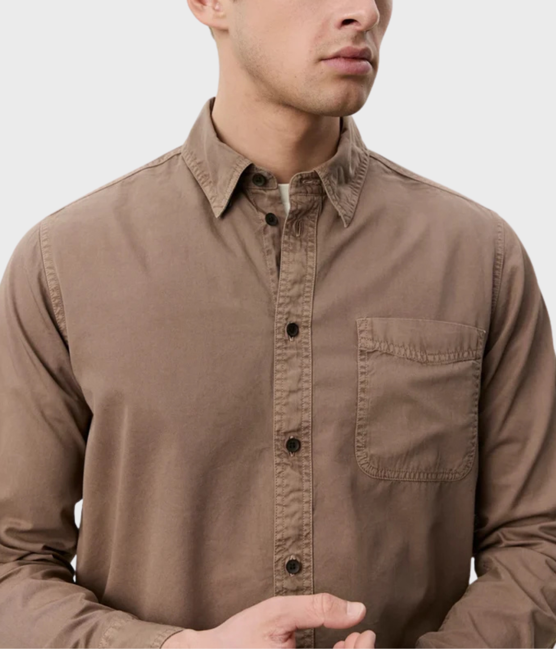 Garment Dyed Shirt (832 Caribou)