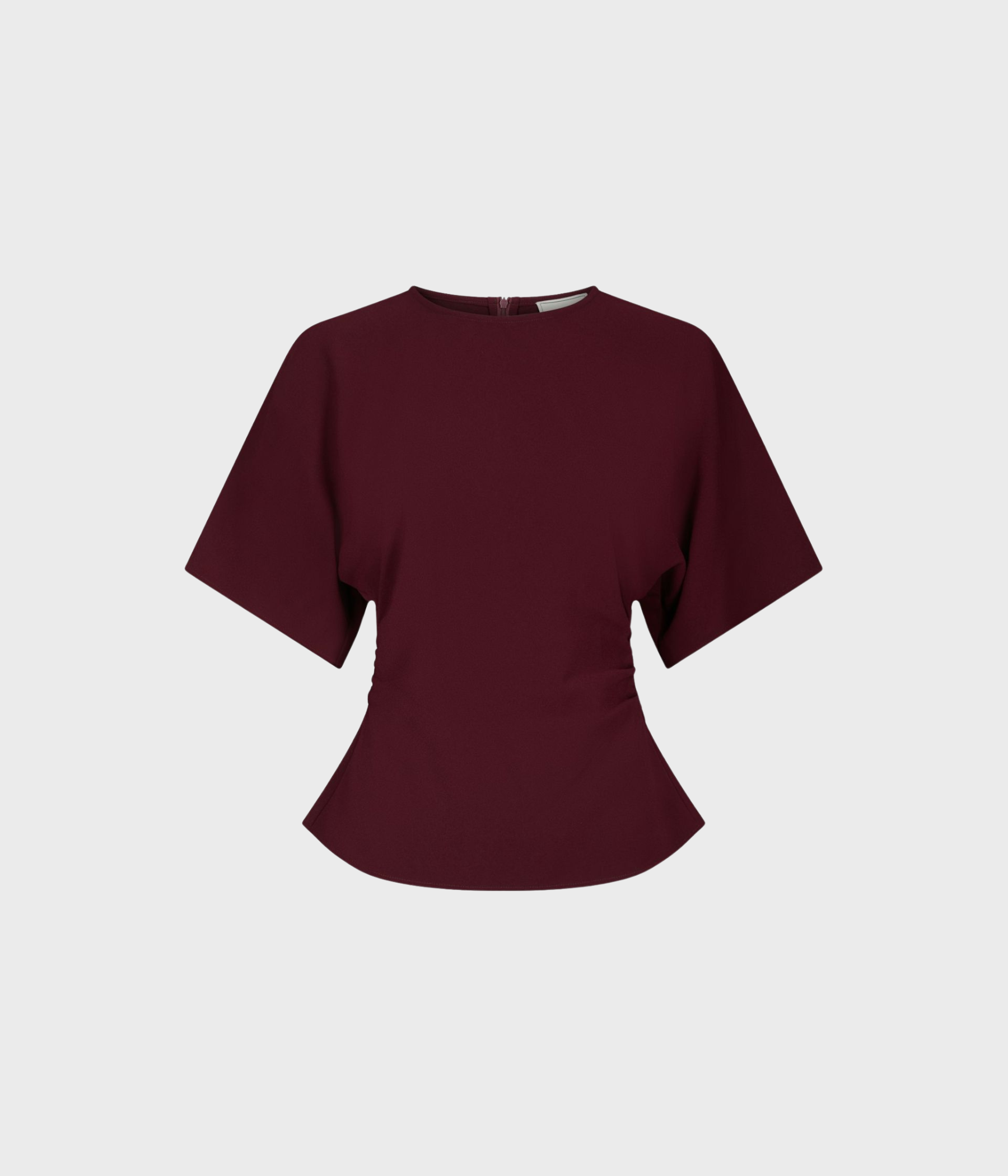 Miriel Drape Blouse (182 Plum)