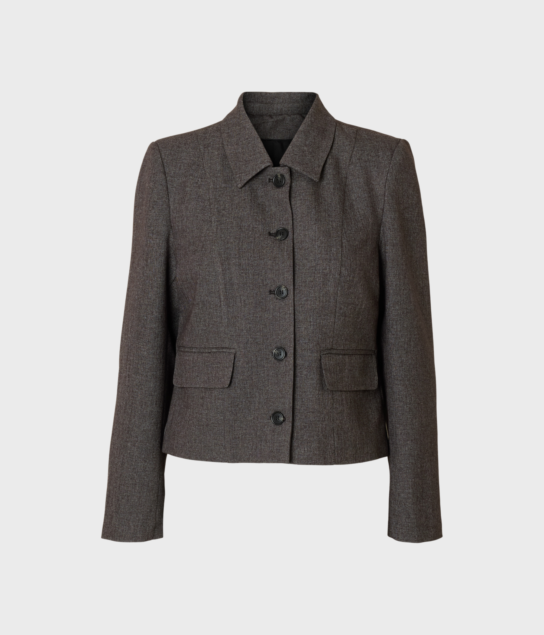 SLFFITTED CAMILLA SHORT BLAZER. (Black Detail:STRUCTURE)