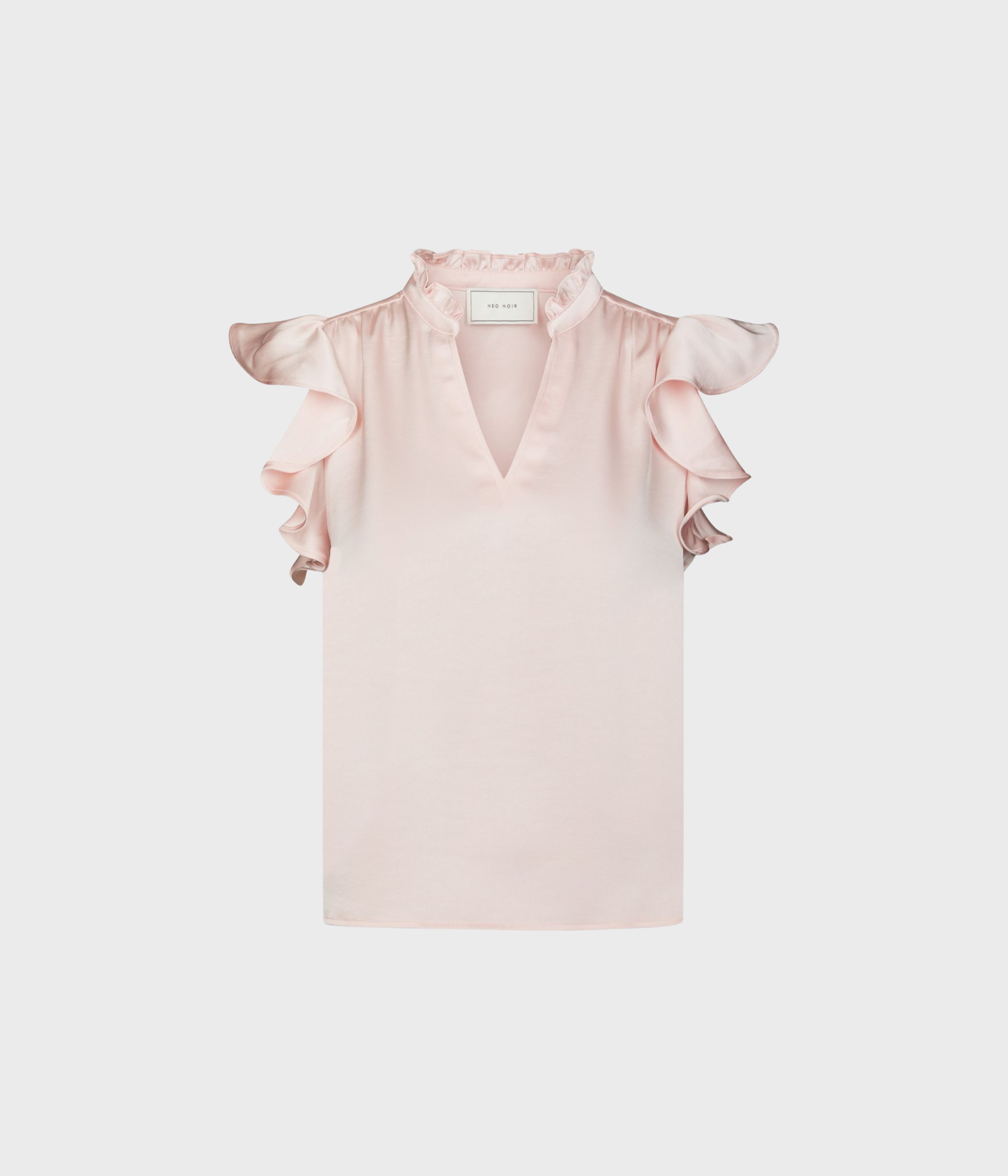 Stella Heavy Sateen Blouse. (754 Light pink)