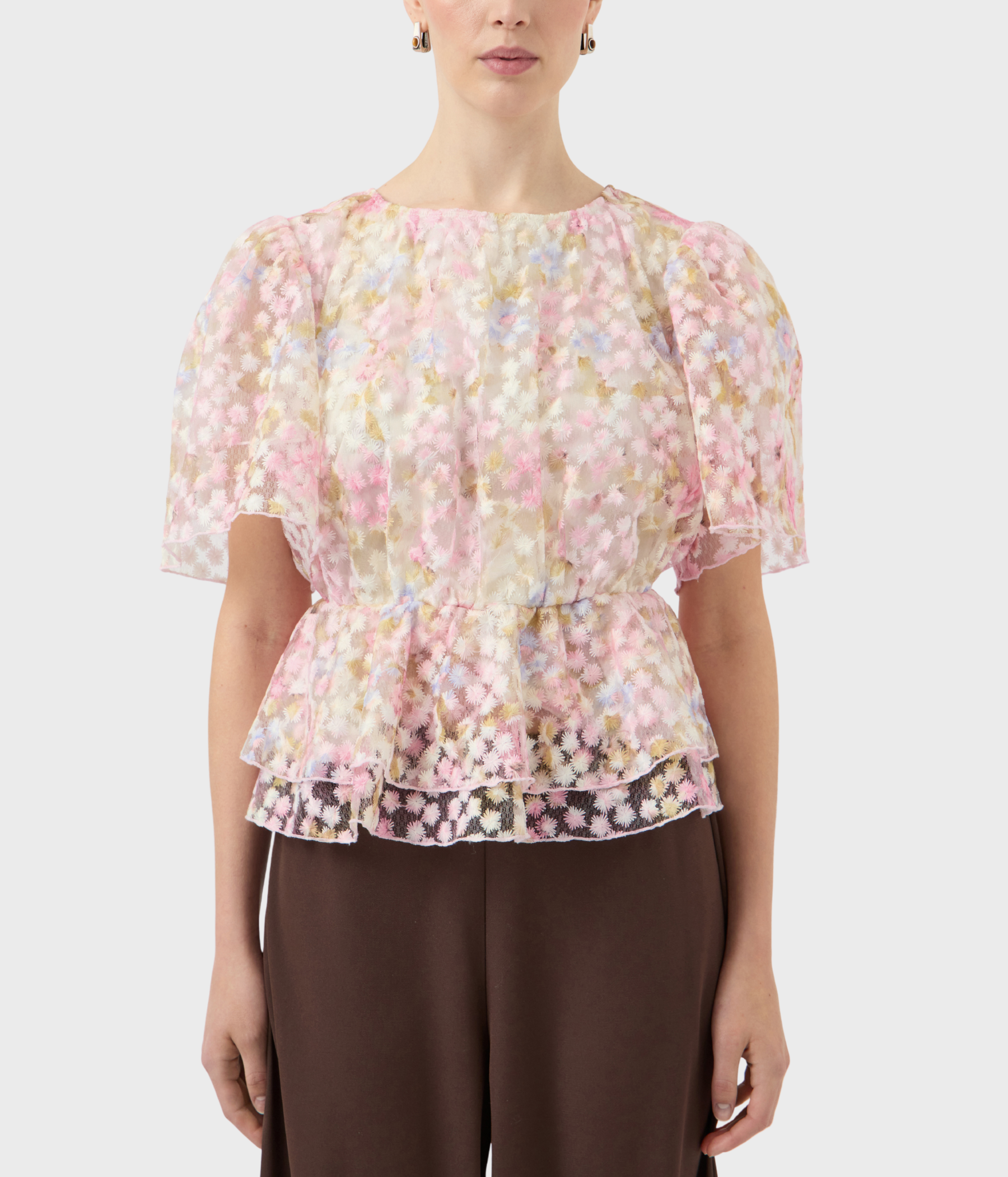 Yasleanna Ss Top New S. - Show (Pristine AOP:LEANNA AOP)