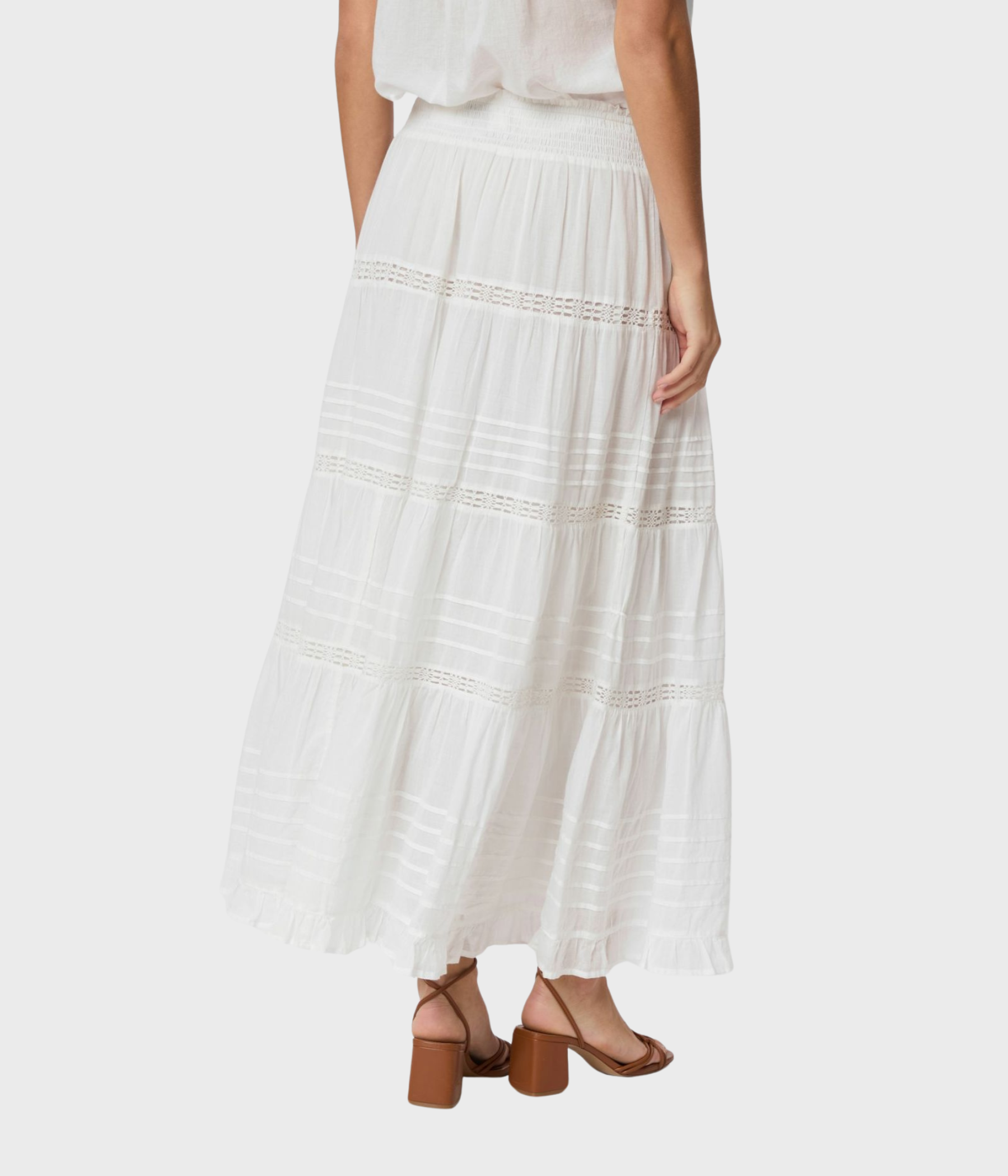 Felicia S Voile Skirt (120 White)