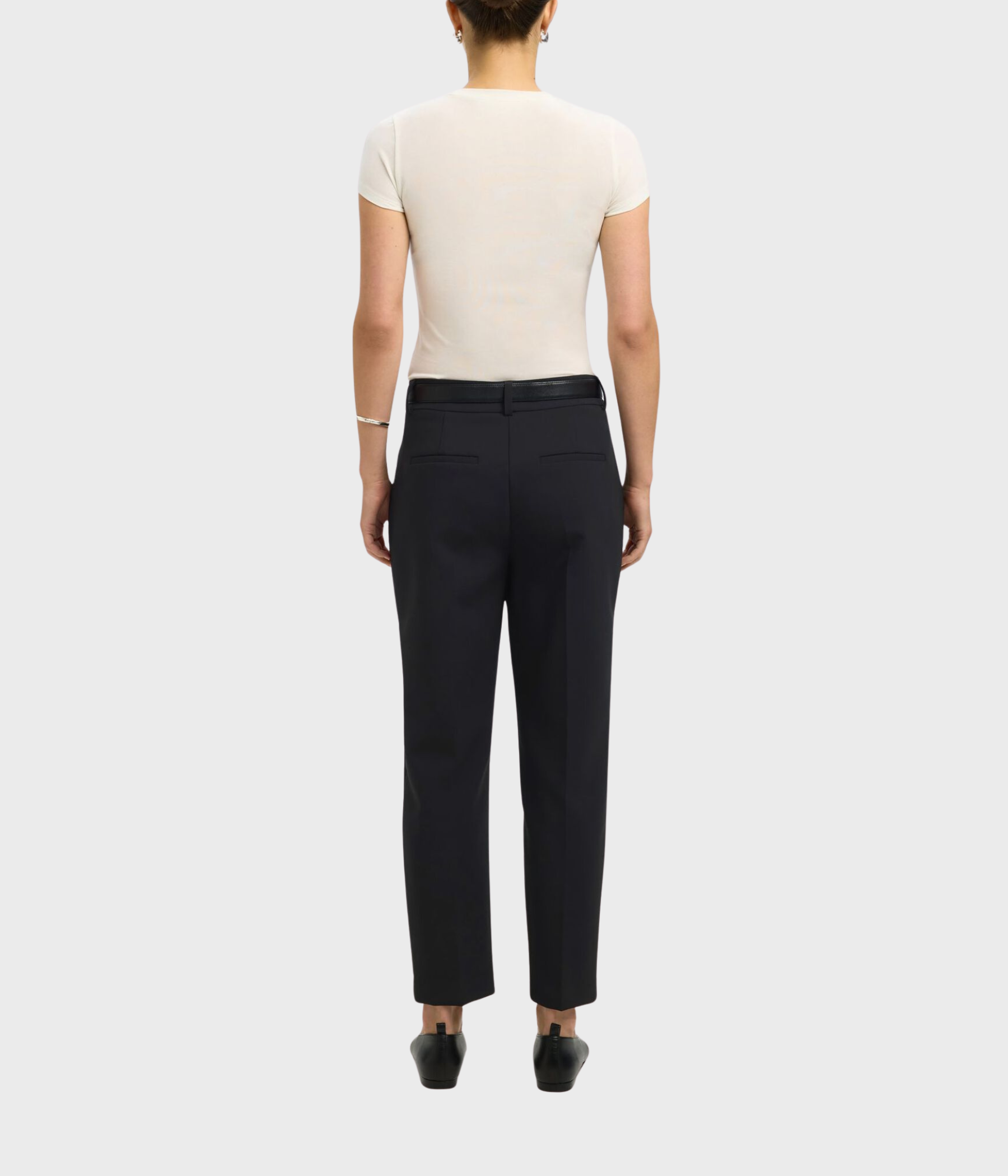 SLFRITA-RIA MW CROPPED PANT BLACK NOOS. (Black)