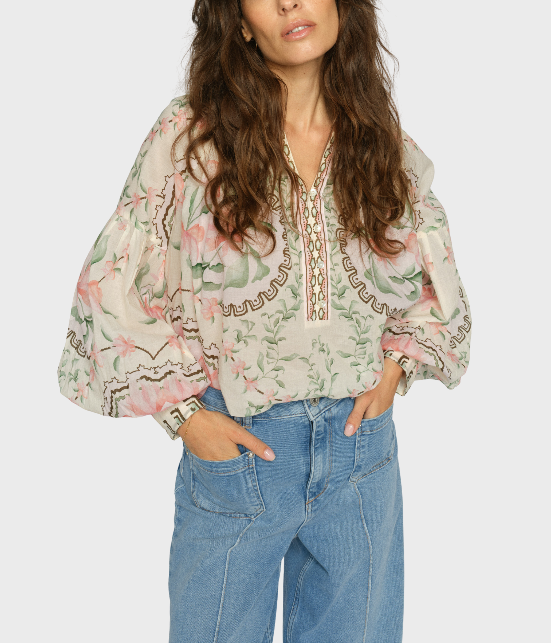 Mmwylde Orchid Blouse (846 Turf Green)