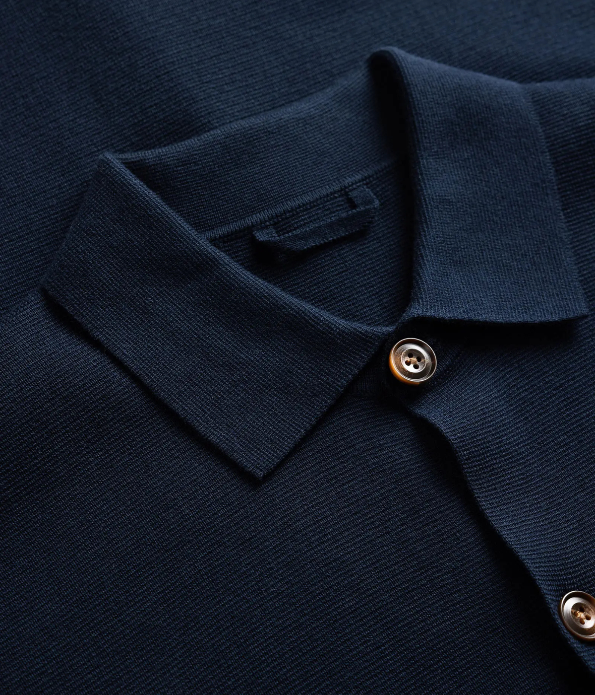 Altino Knitted Overshirt (600 Navy)