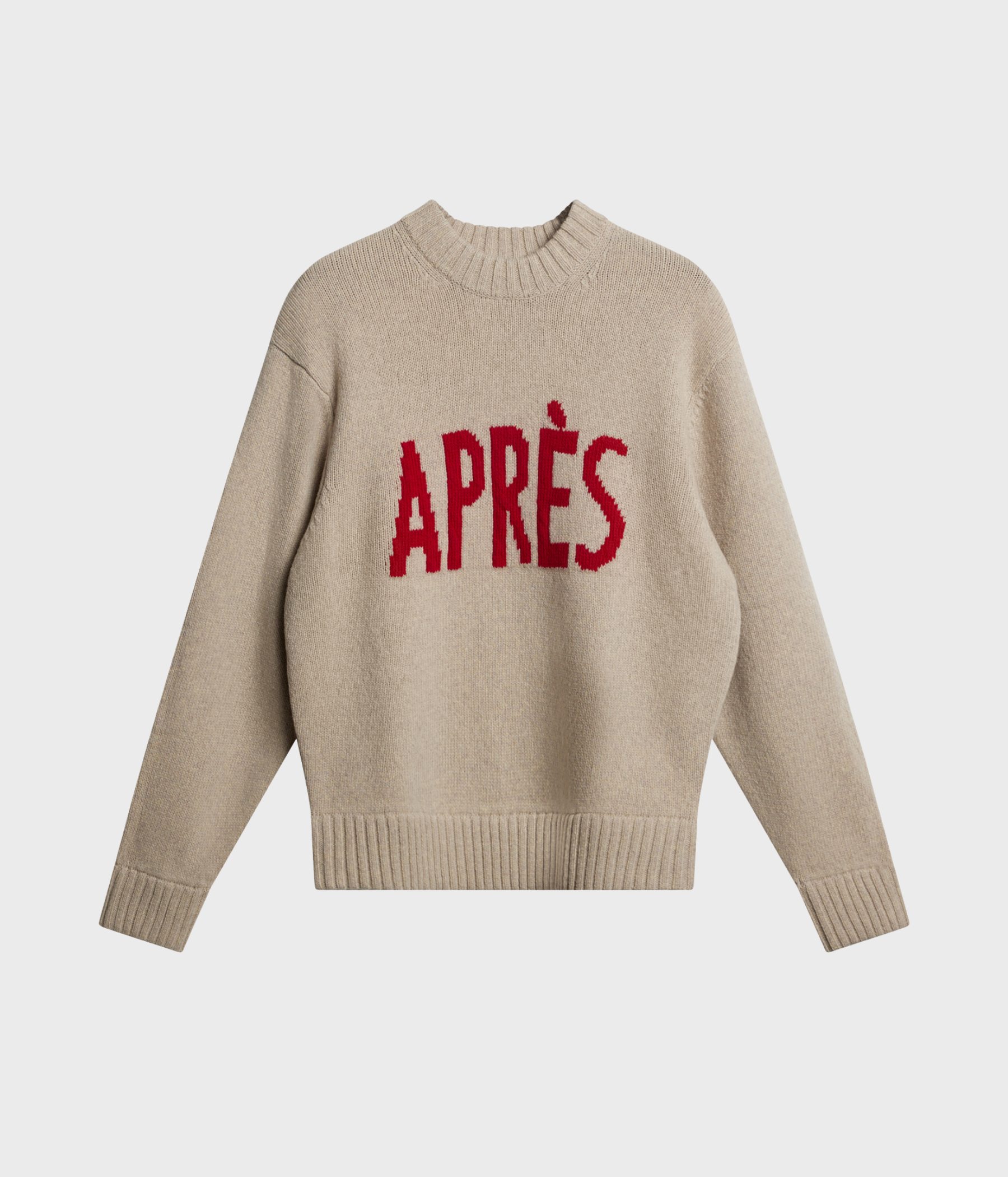 Fabian Graphic Knit Sweater (U029 Moonbeam)