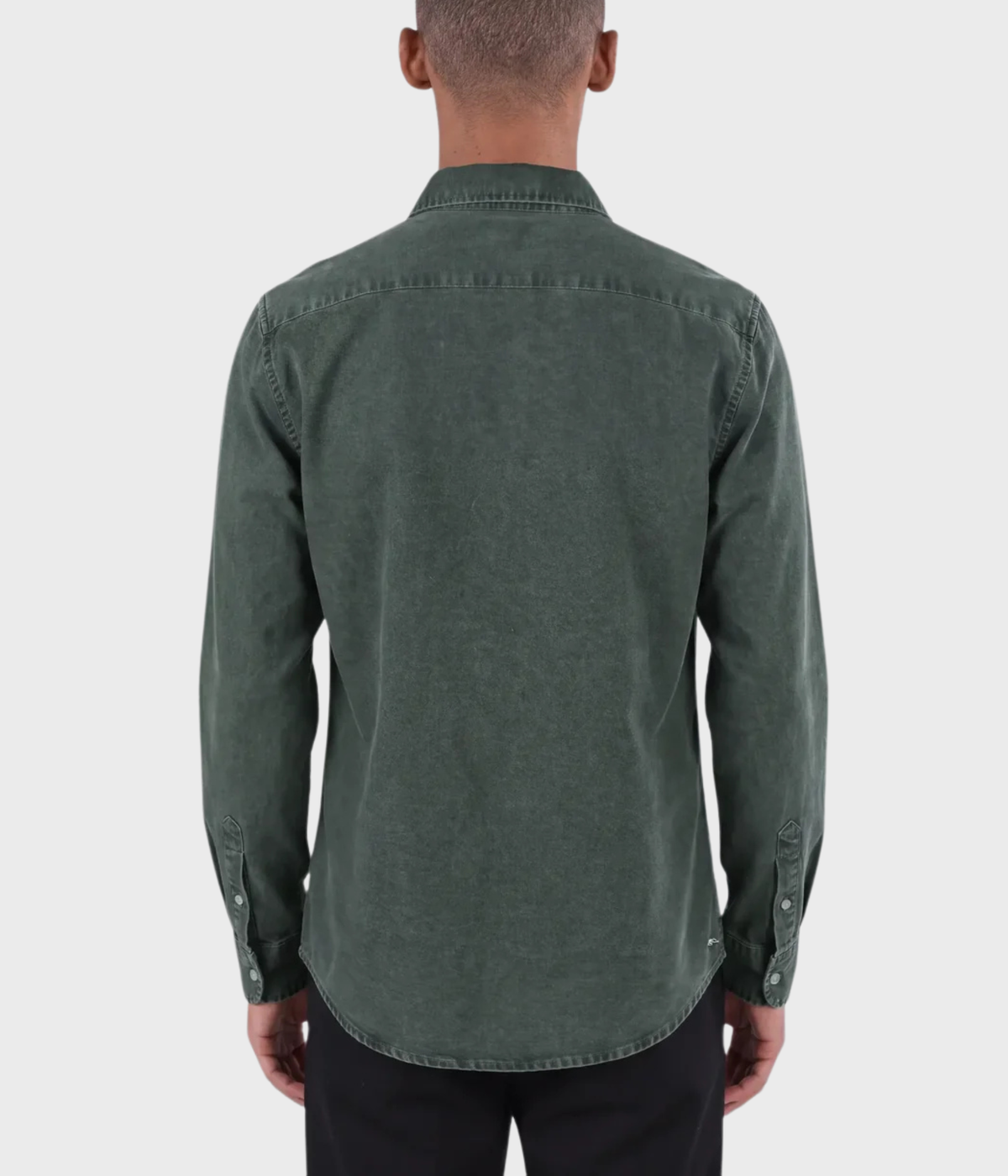 Algot Washed Oxford Shirt (828 Washed green)