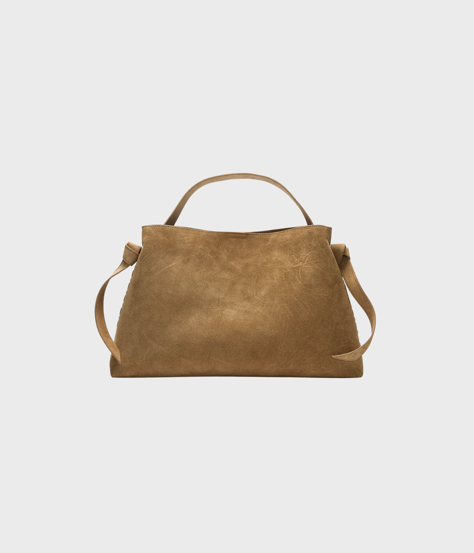 SLFSTELLA MEDIUM SUEDE BAG (TAN) - D.O. Design Only