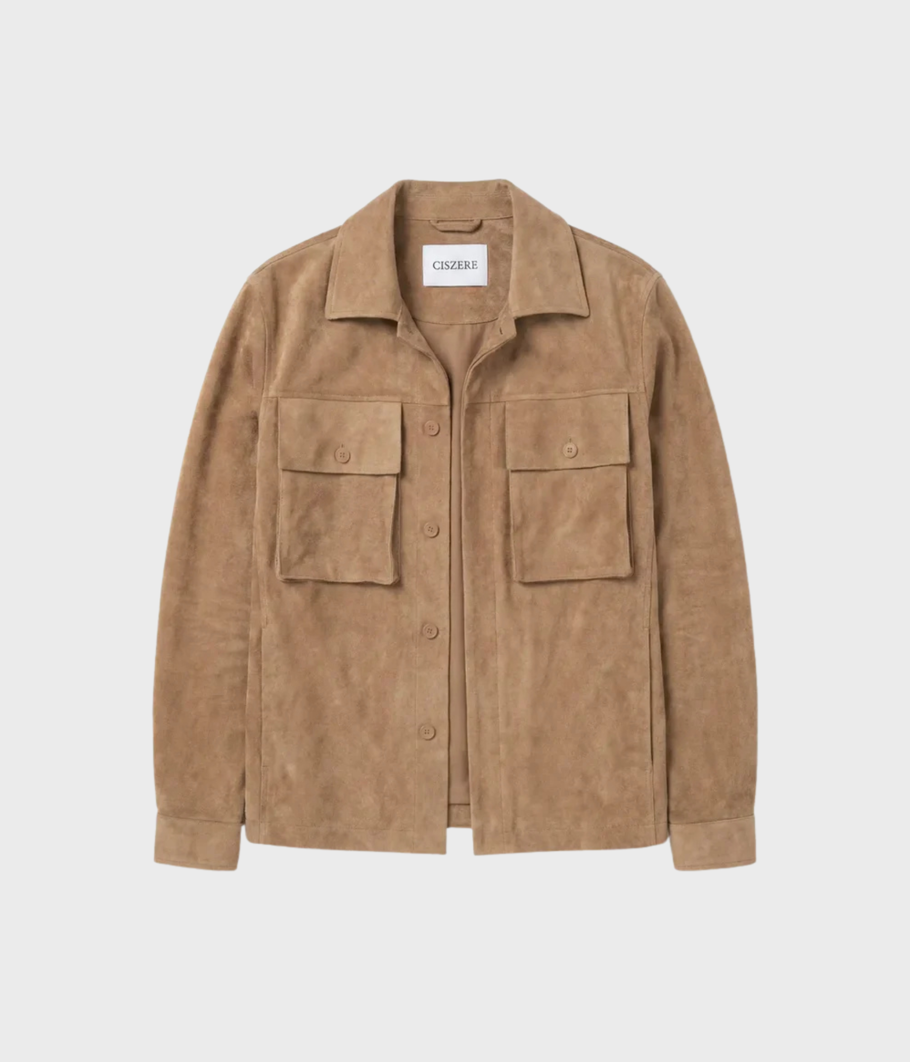 Nash Vegan Suede Jacket (Cocoa shadown brown)