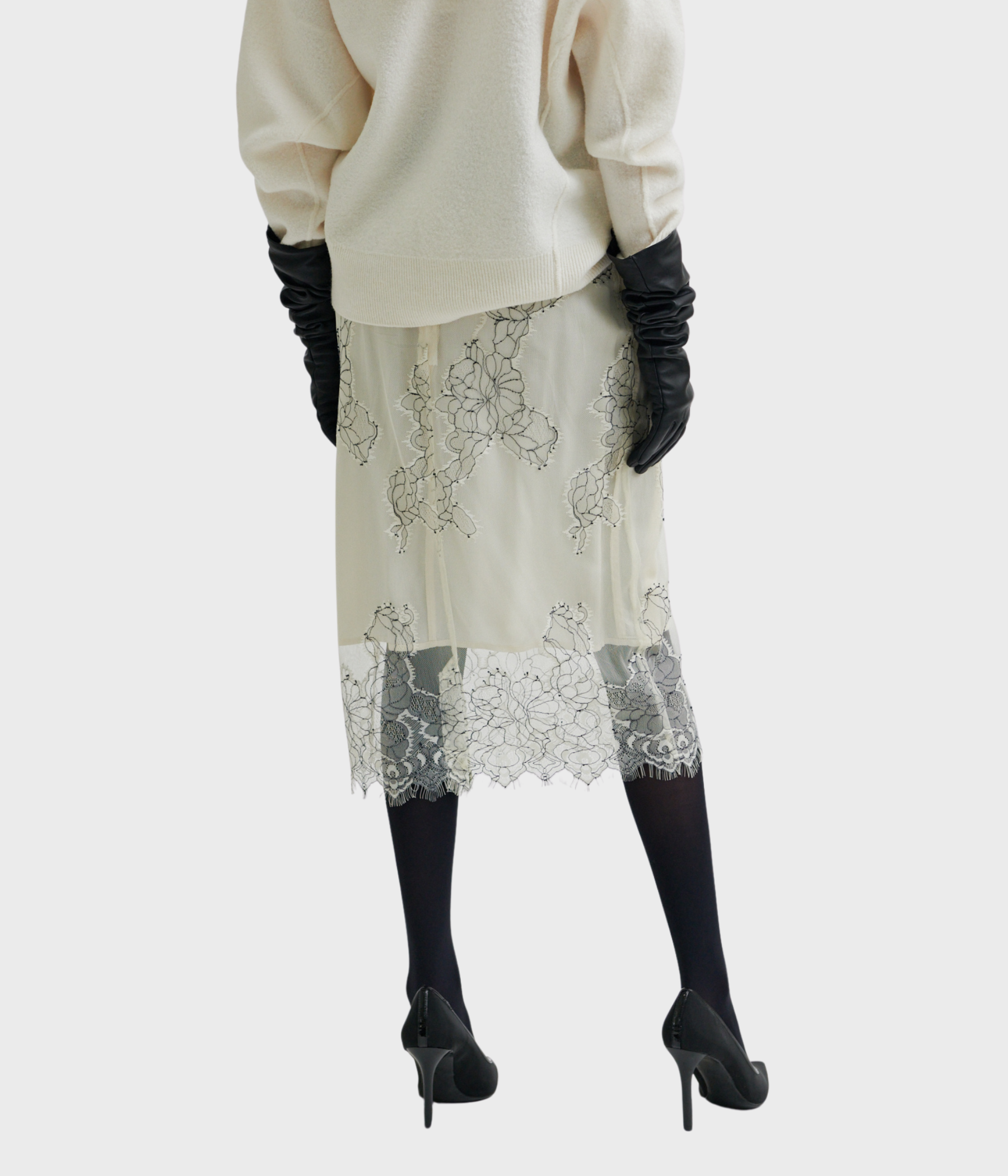 Wila Lace Skirt. (0508 Tofu)