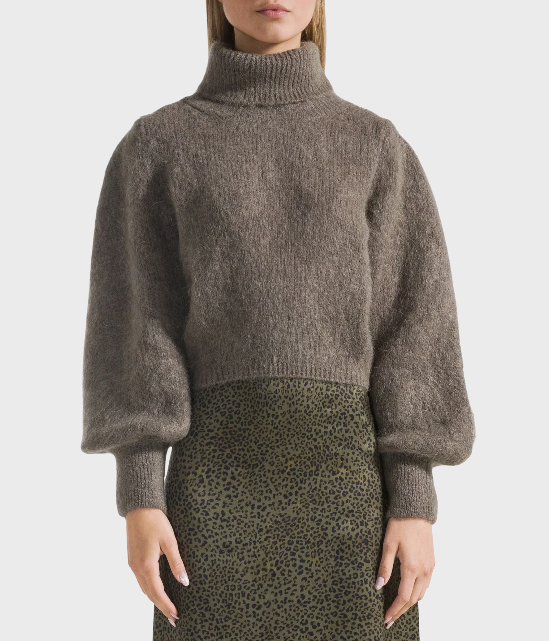 Piro Rollneck Alpaca Long Sleeves (Dark Taupe)