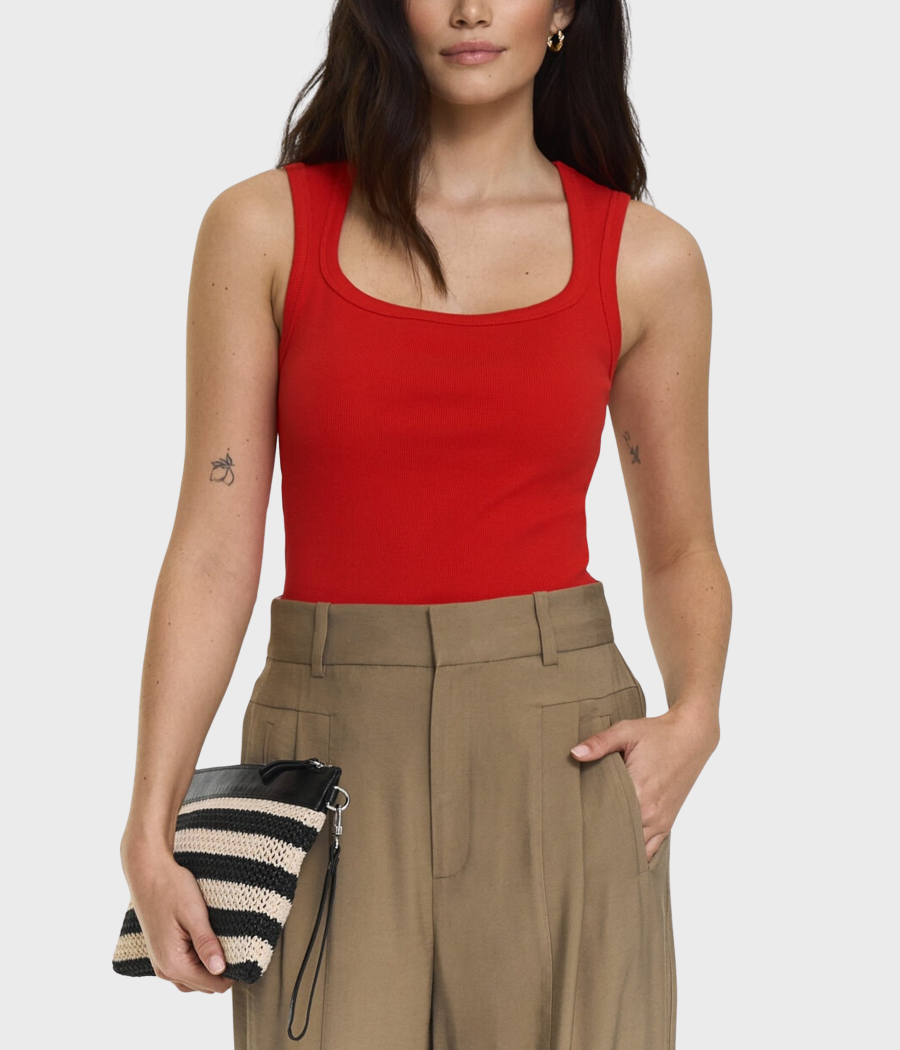 Hera Singlet (Poppy Red)