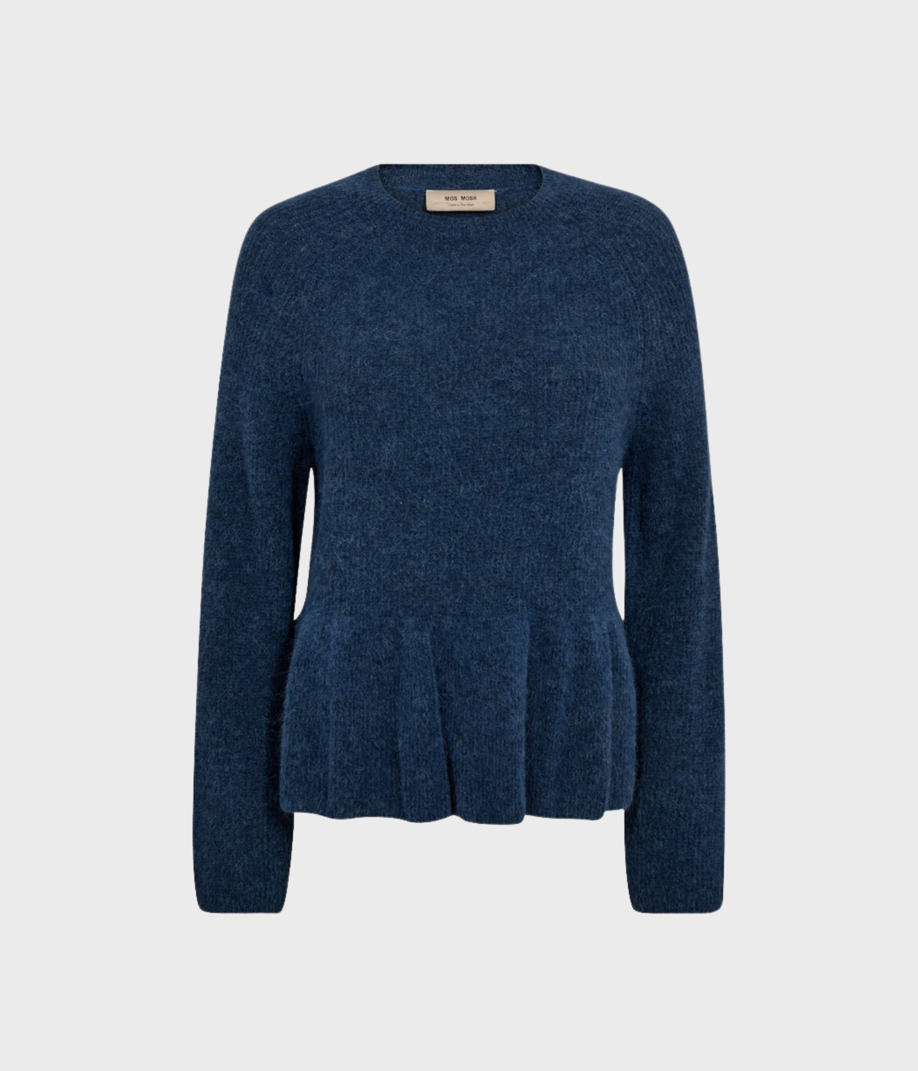 Mmthora O-Neck Frill Knit (244 Ensign Blue)