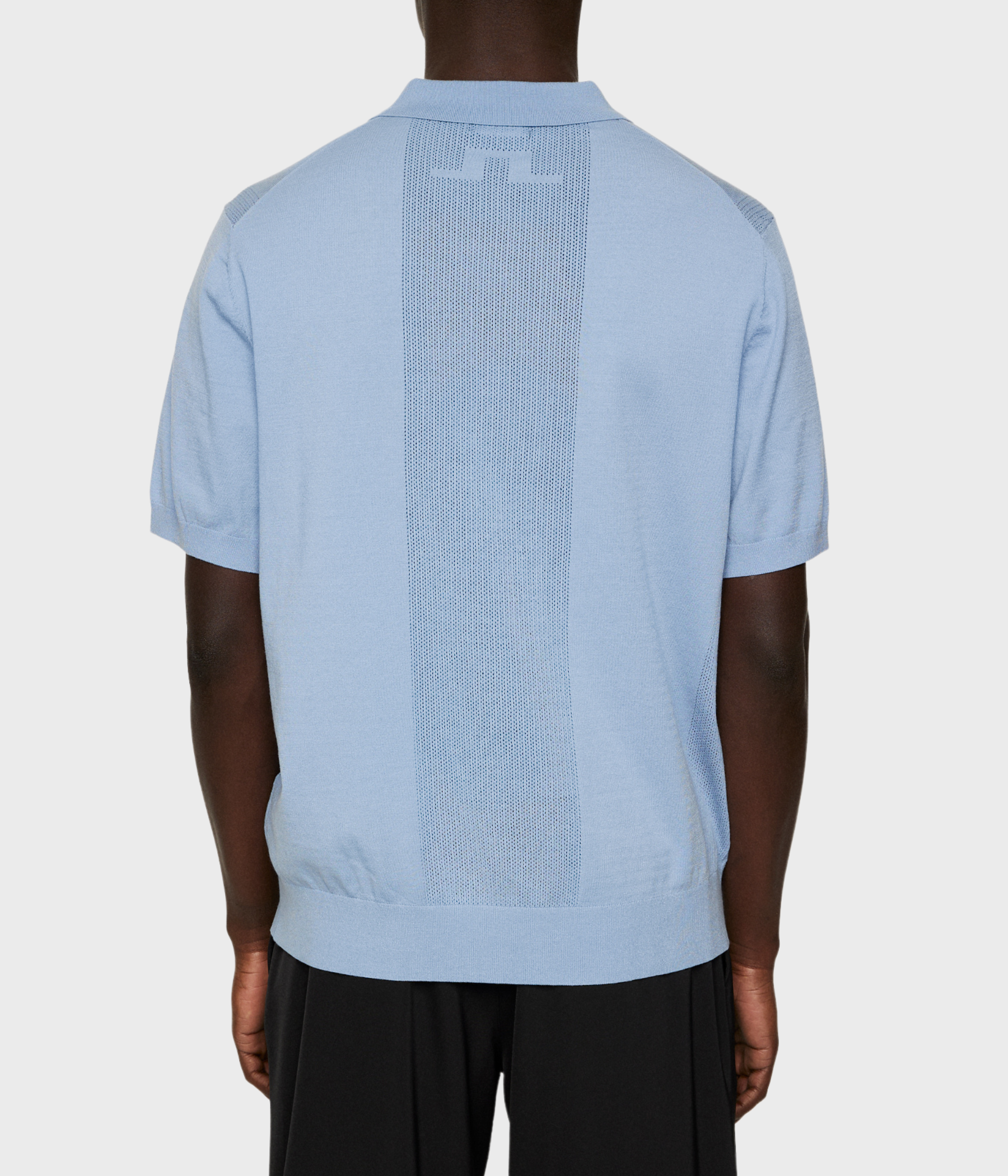 Reymond Solid Stripe Polo (O539 Rain Washed)