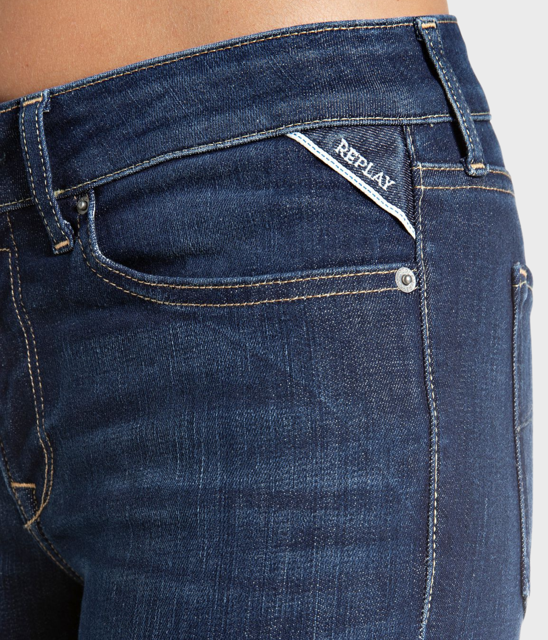 Newluz Bootcut (C007 DARK BLUE dark enzymatic stone wash)